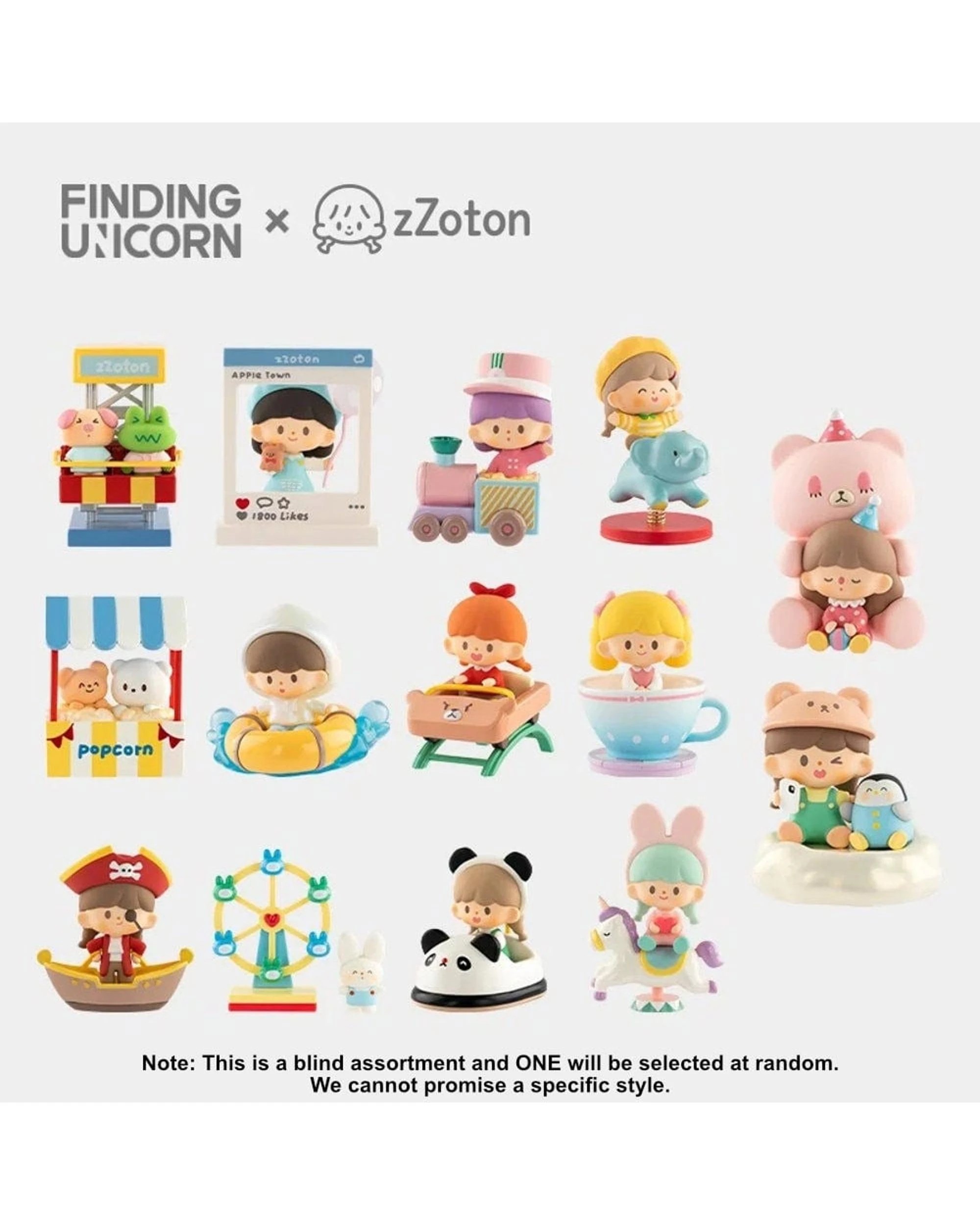 3 Finding Unicorn zZoton Treasure Land Series Blind Box, 3 of 10