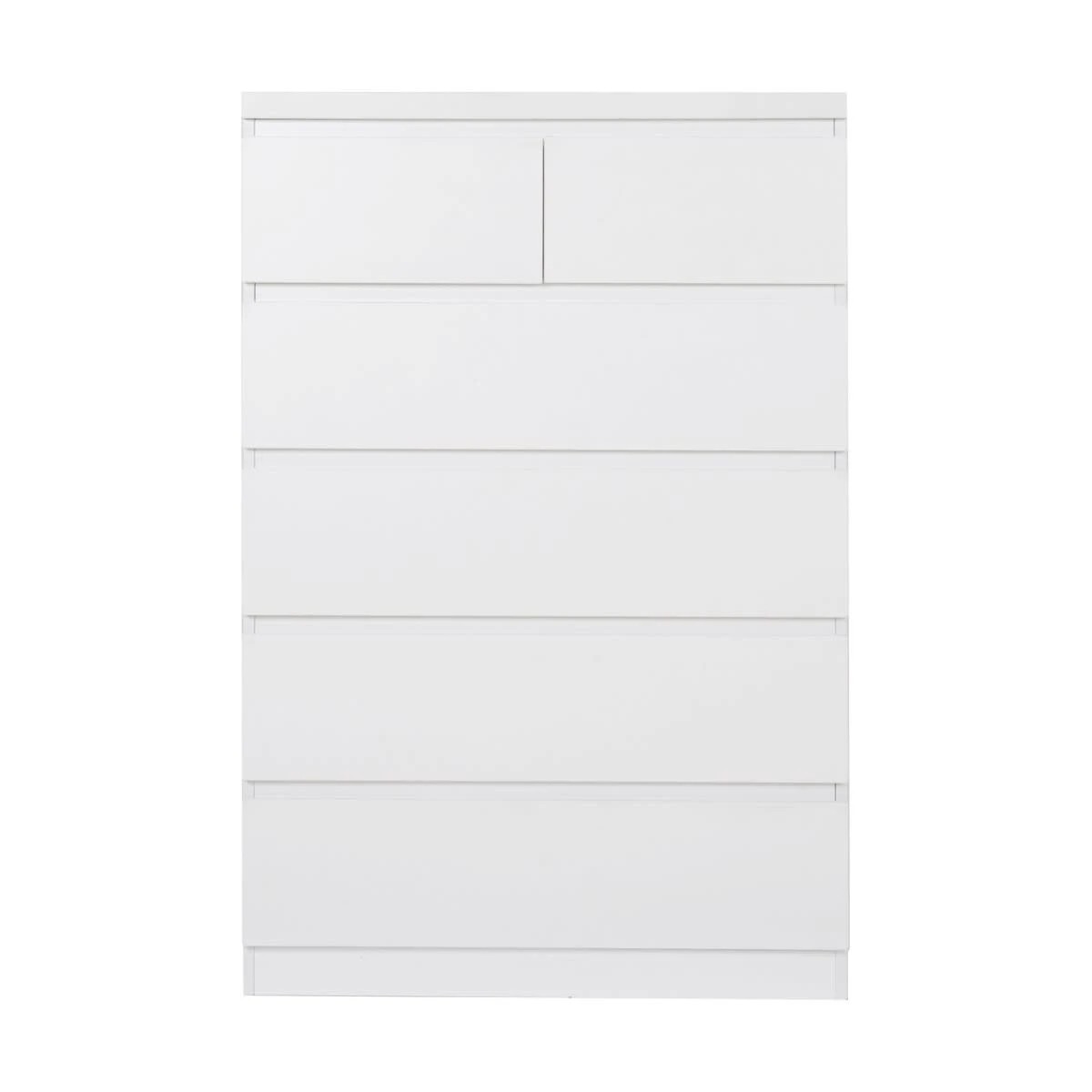 3 6 Drawer Chest - White, 3 of 4