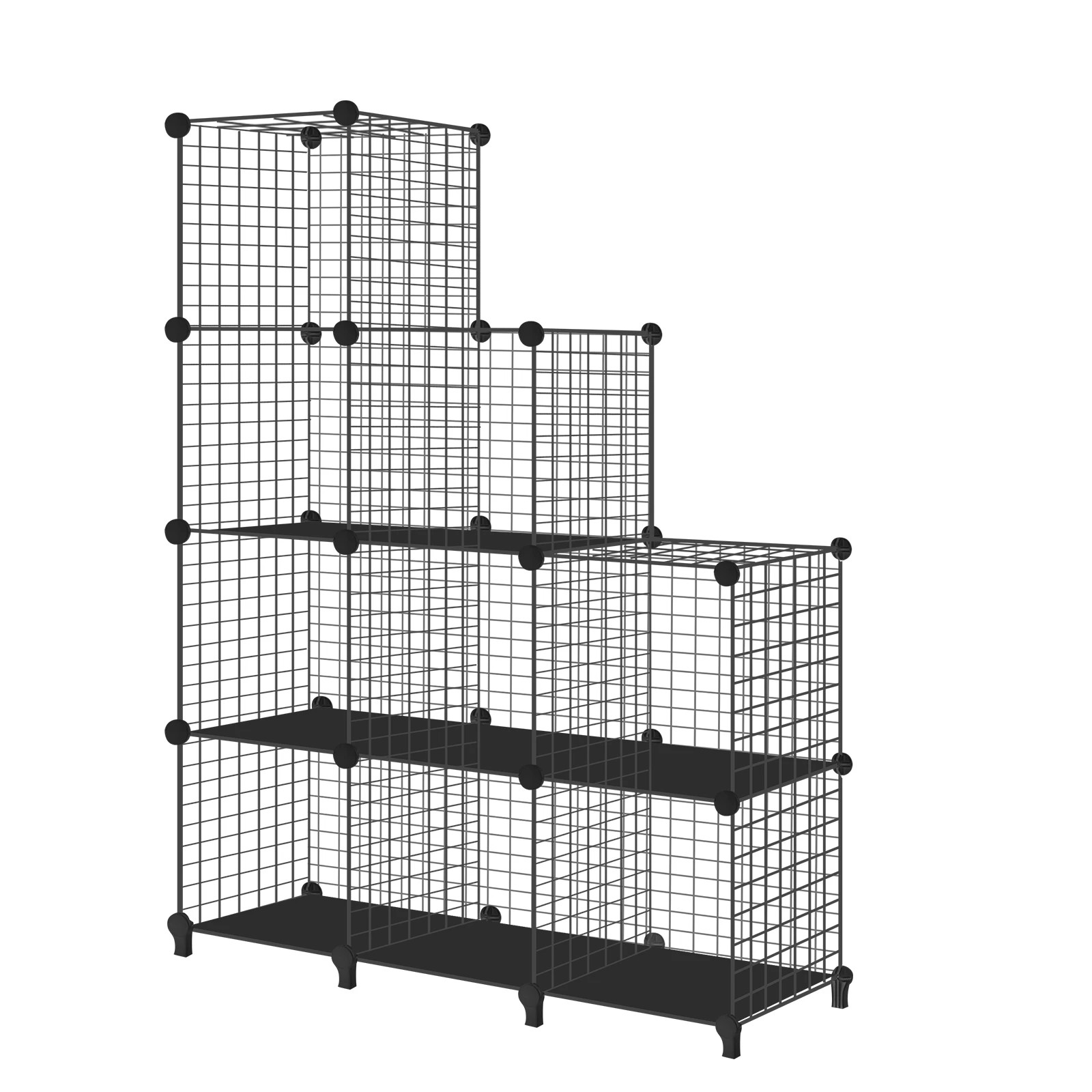 2 LUXSUITE 20 Cube Storage Organizer Ball Rack, 2 of 5