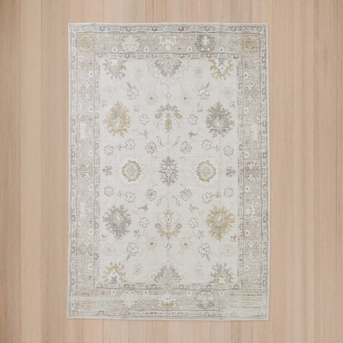 6 Amir Washable Rug - Beige, Large - 235cm x 160cm, 6 of 8