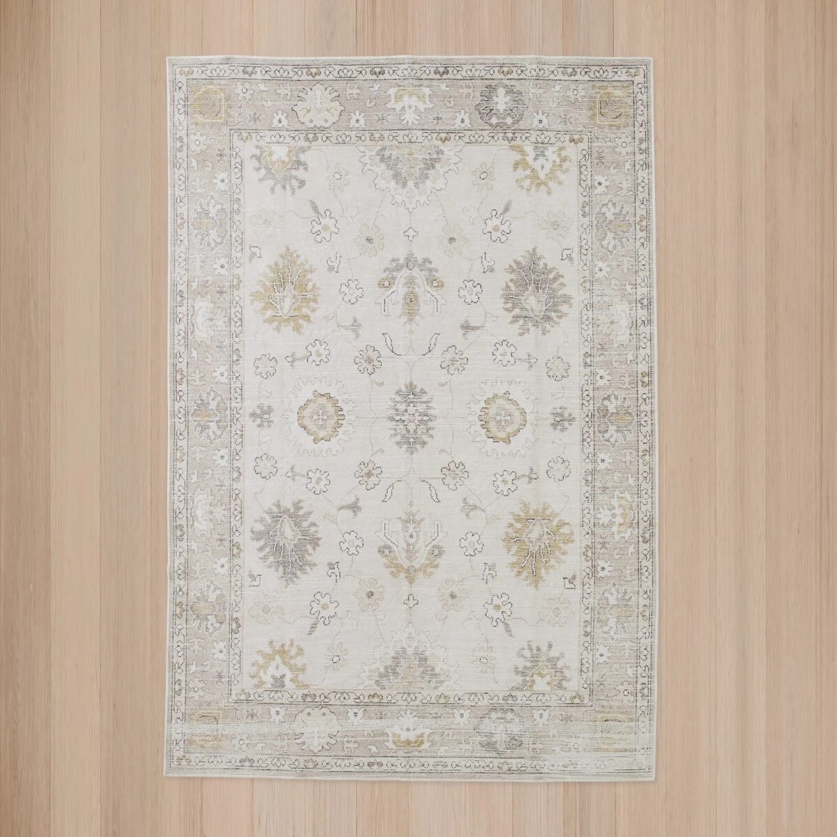 6 Amir Washable Rug - Beige, Large - 235cm x 160cm, 6 of 8