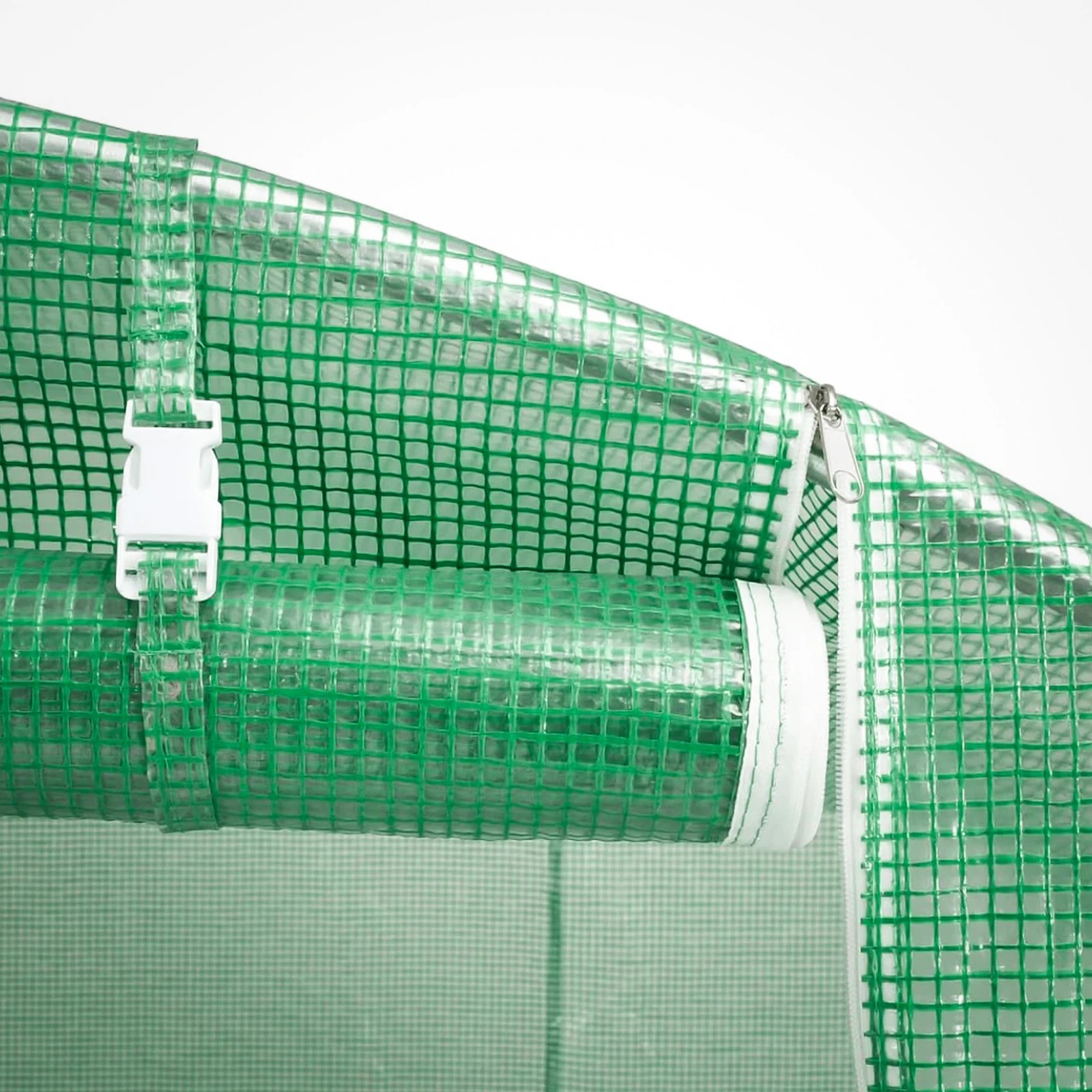 5 Alfordson Greenhouse Dome Shed 6x4x2M - Green, 5 of 6