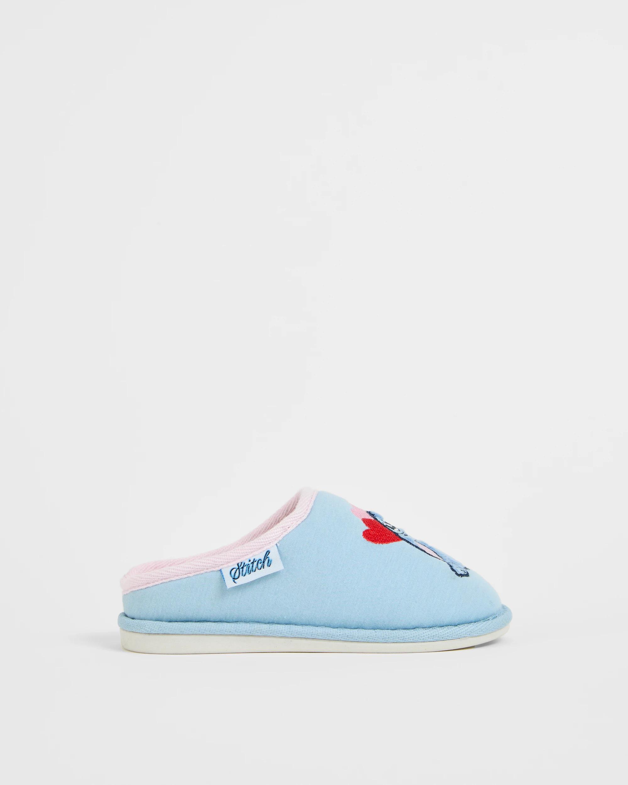 1 Target Disney Stitch Slipper Scuff BLUE, 1 of 3