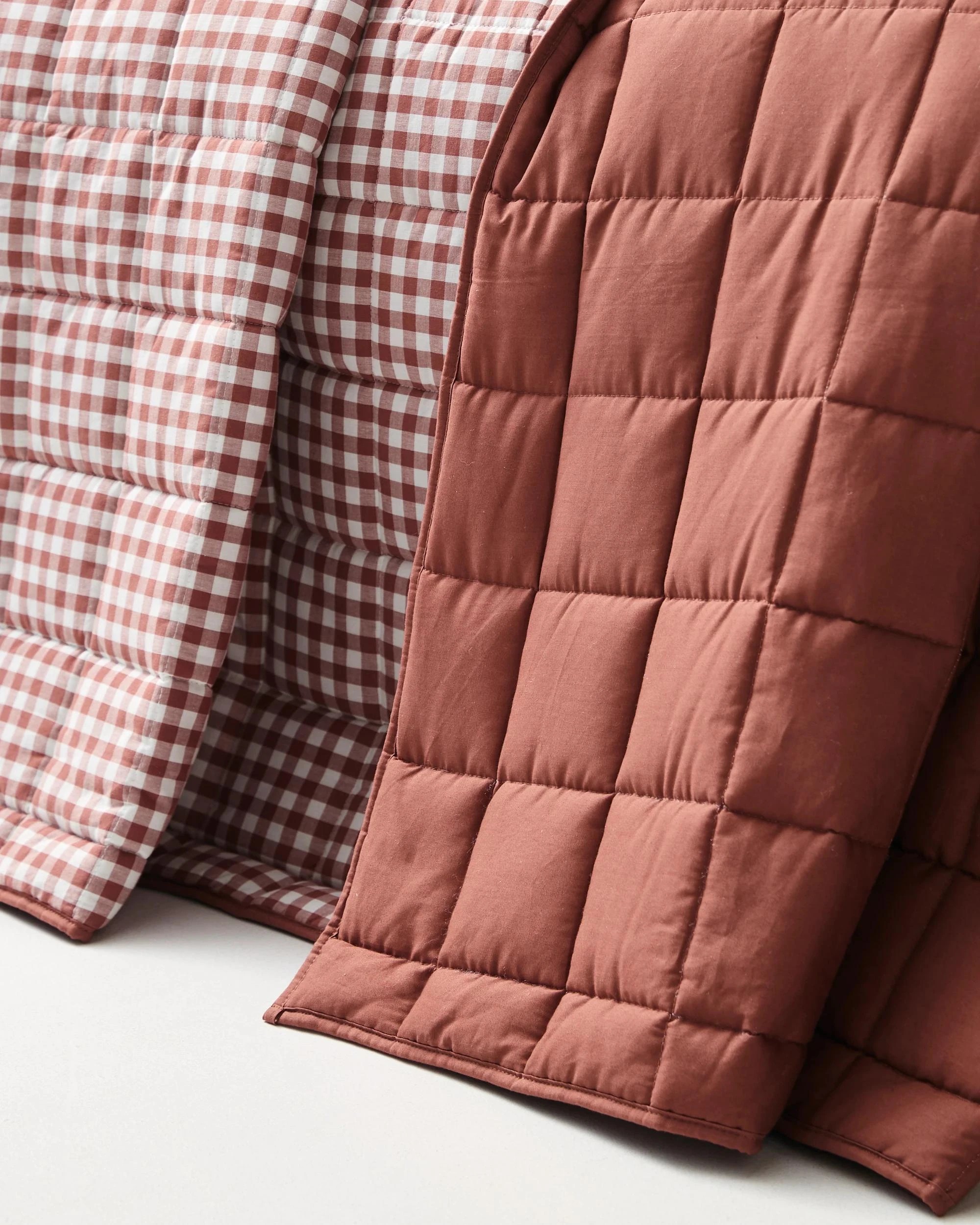 5 Target Parker Gingham Comforter Set - Queen Bed - Brown, 5 of 9