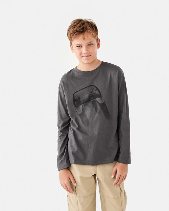 Long Sleeve Print T-shirt