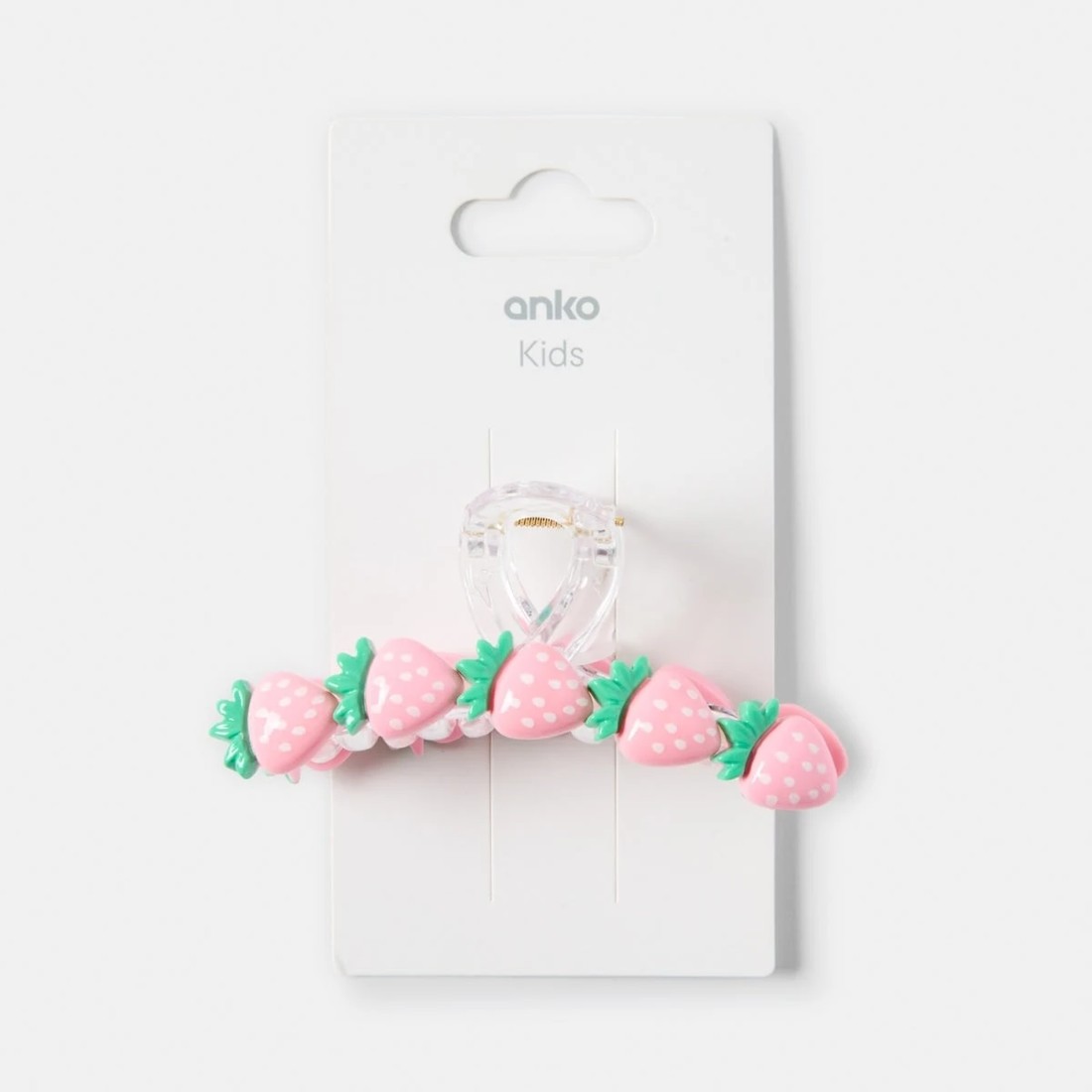 4 Pink Strawberry Claw Hair Clip, 4 of 4