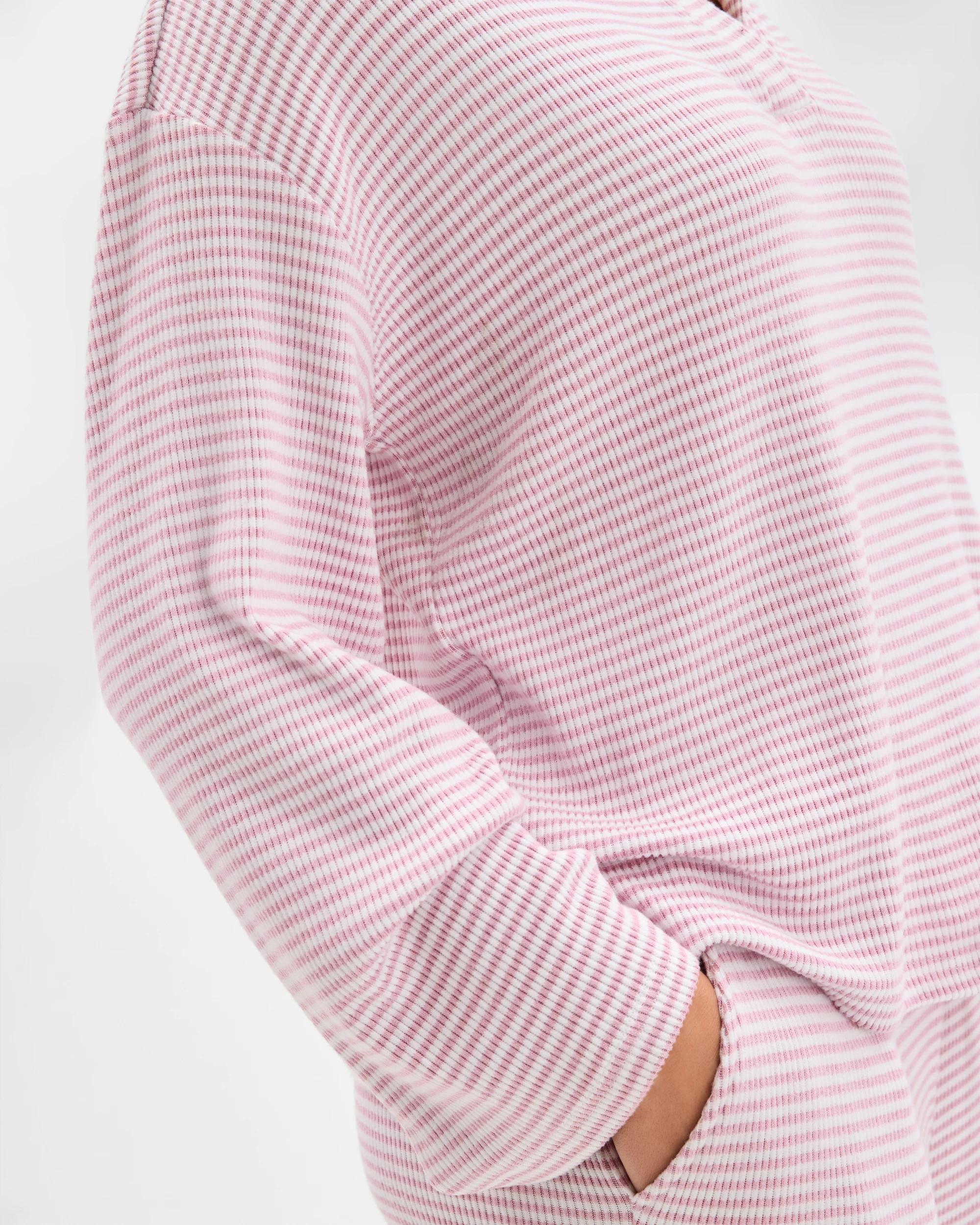 4 Target Woman Cosy Rib Notch Collar Top PINK, 4 of 5