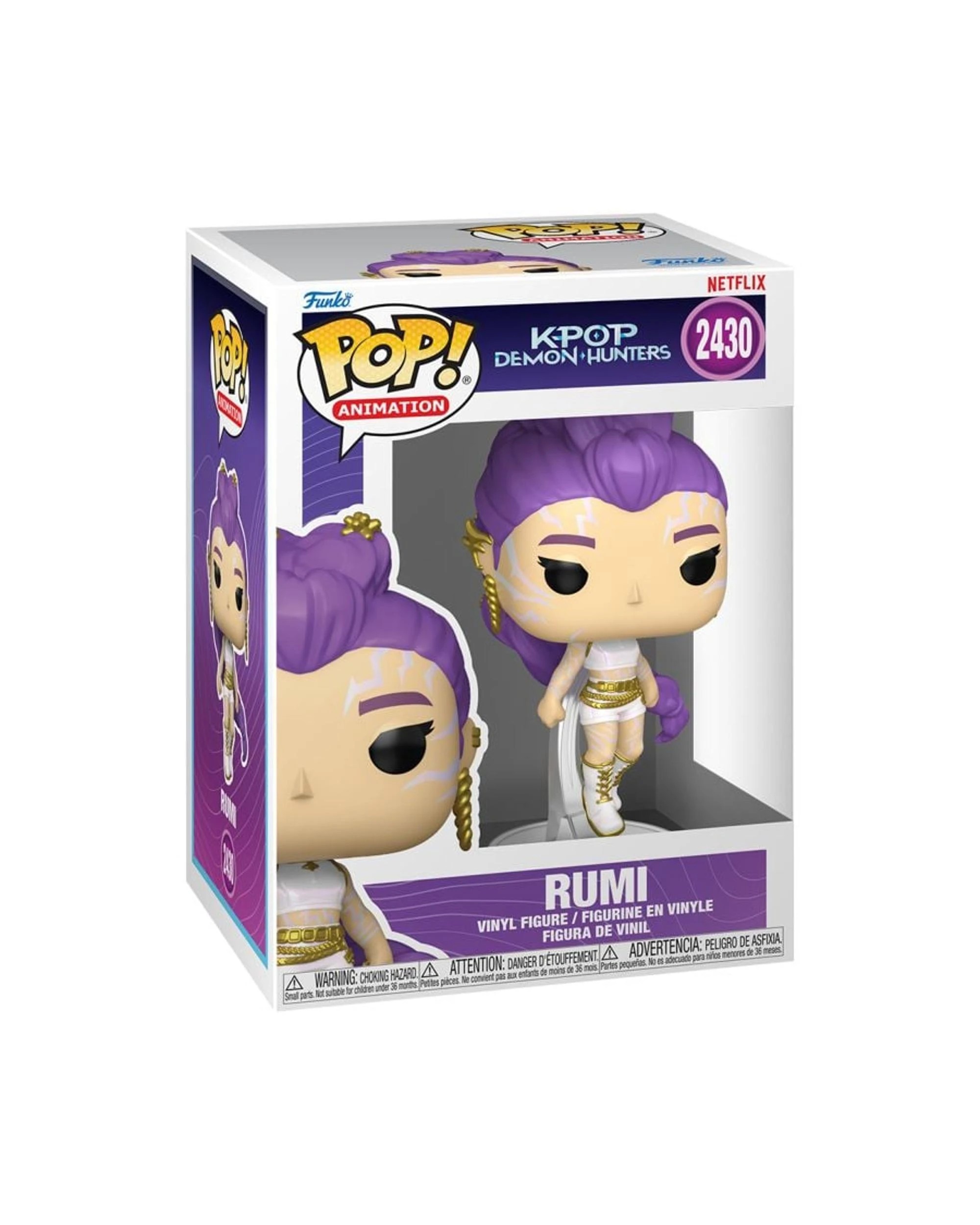 3 K-Pop Demon Hunters Rumi - What It Sounds Like -  Funko POP! Vinyl, 3 of 7