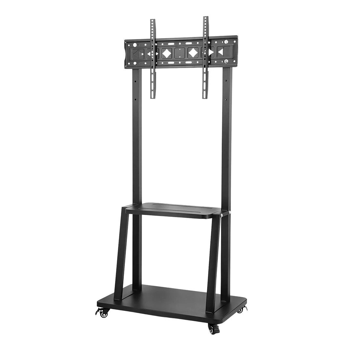 3 Ausway Mobile TV Screen Monitor Stand Mount Bracket Floor Trolley 32-75 Inch, 3 of 3