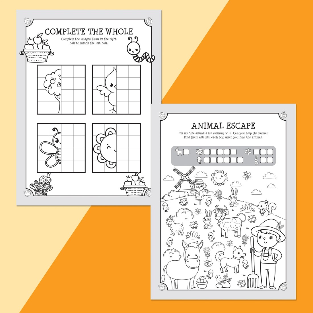 3 Scratch Surprise Farm Animals​ - Book, 3 of 5