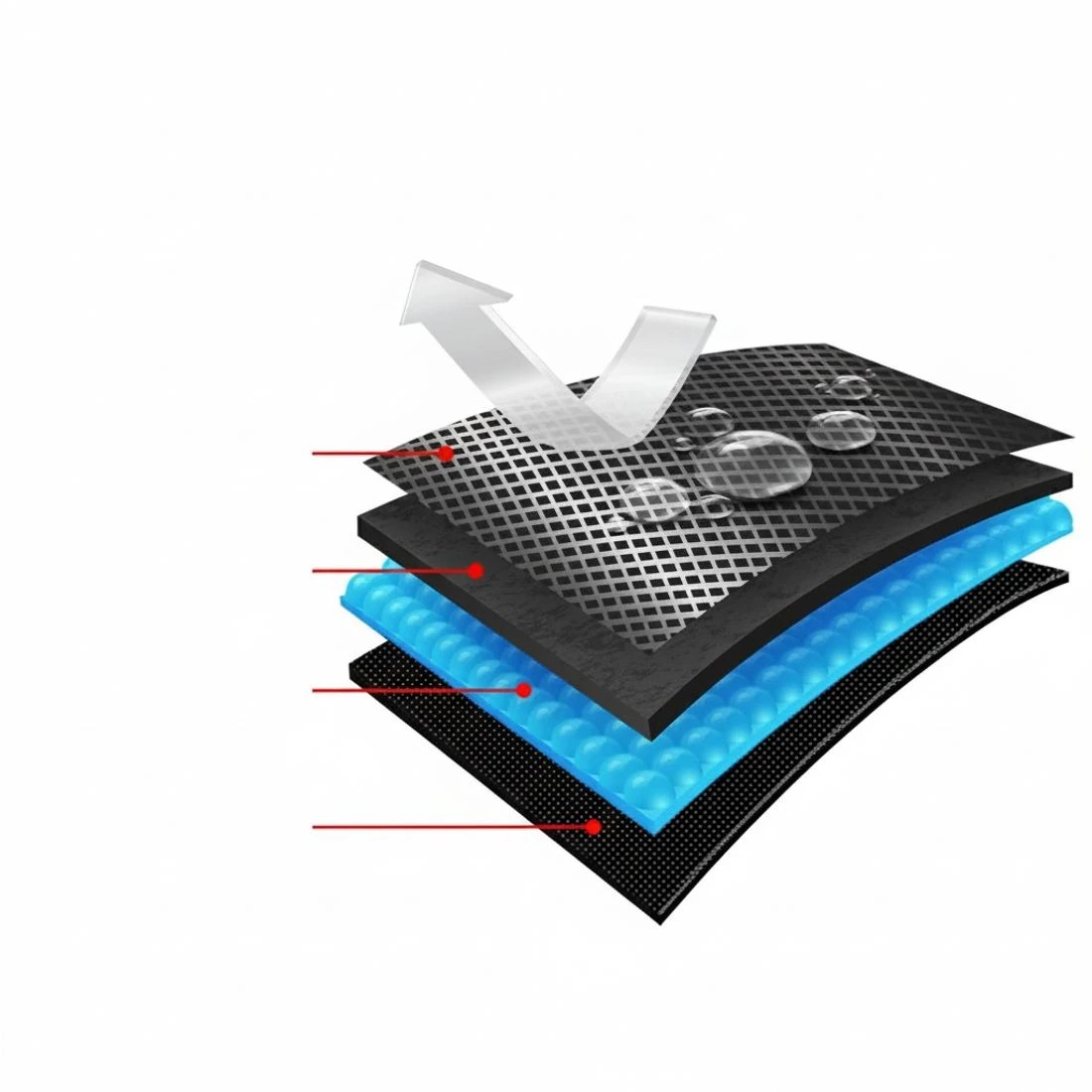 4 Weisshorn Car Floor Mats Rubber Compatible for Mazda BT50 Dual Crew Cab - Black, 4 of 7