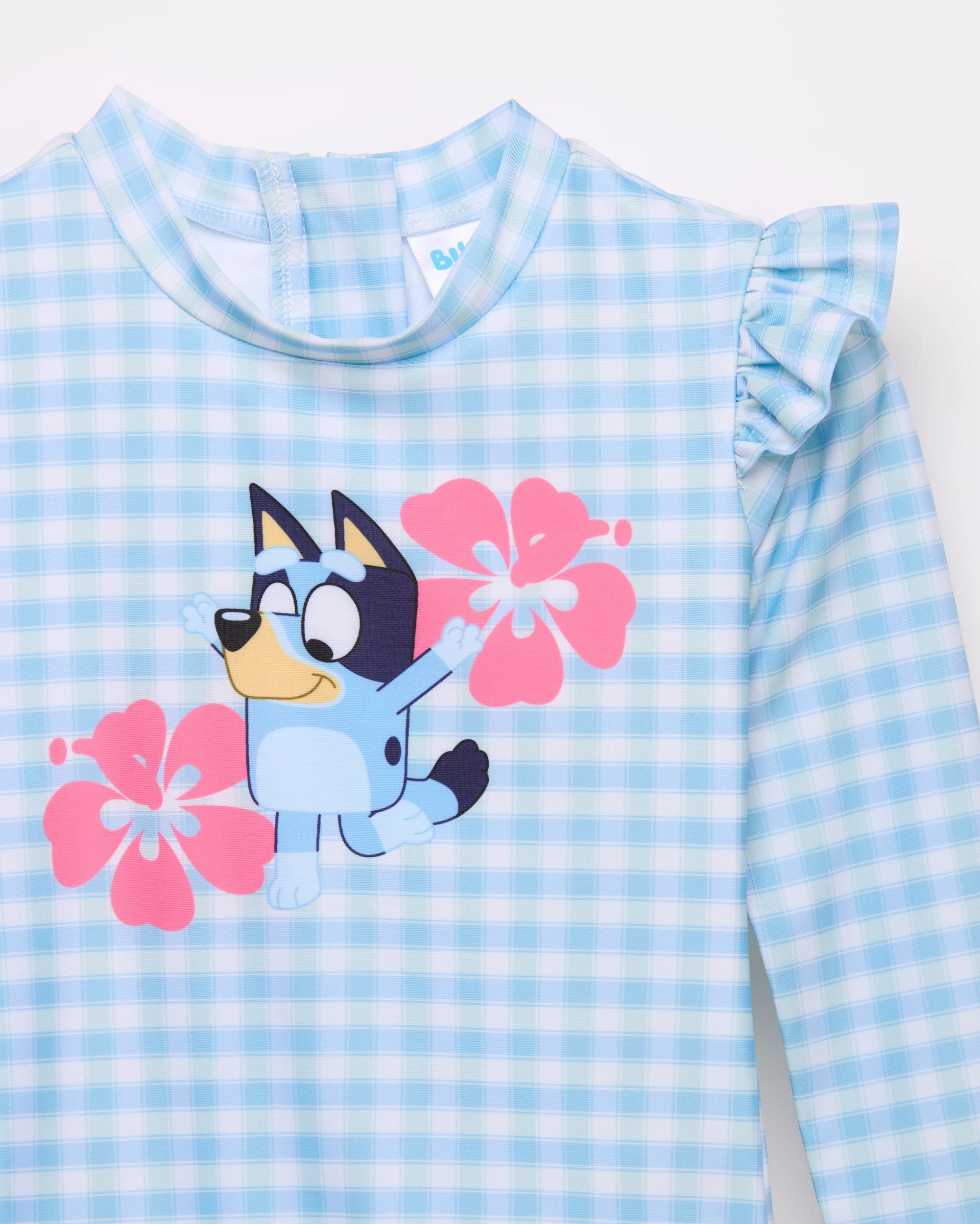 2 Disney Bluey Swim Surfsuit BLUE, 2 of 2