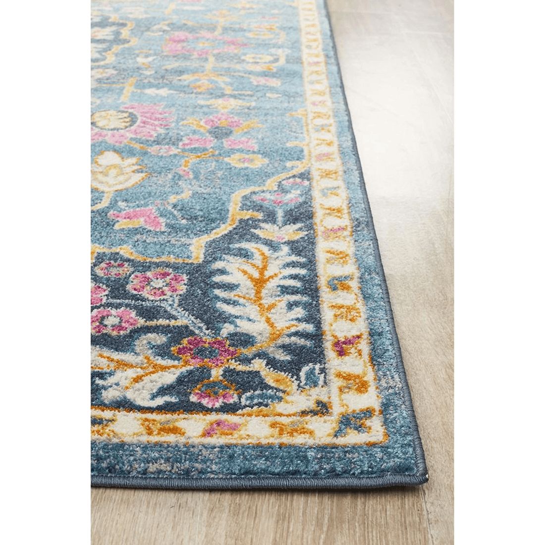 4 Rug Culture Babylon 209 Navy Polypropylene Rug, Power Loomed, 10mm Pile, Made in Turkey - Blue, 4 of 7