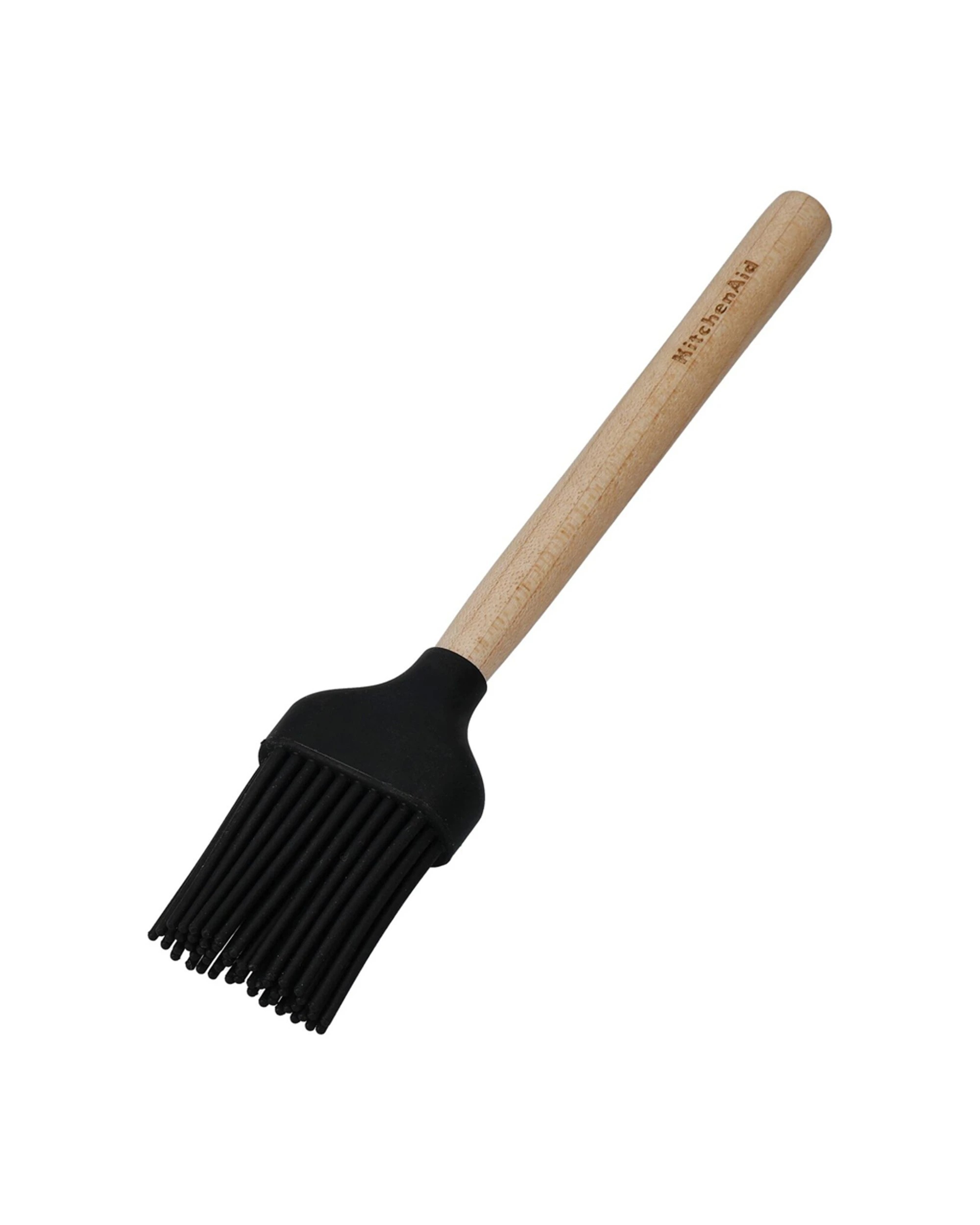 3 KitchenAid 3PK Silicone Mini Pastry Brush With Maple Wood Handle  30cm Kitchen Utensils Set - Multi, 3 of 3