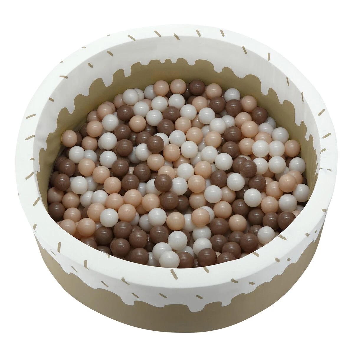 1 AUSWAY Foam Ball Pit Toy Pool Childrens Soft Play Ground Playpen, 1 of 3