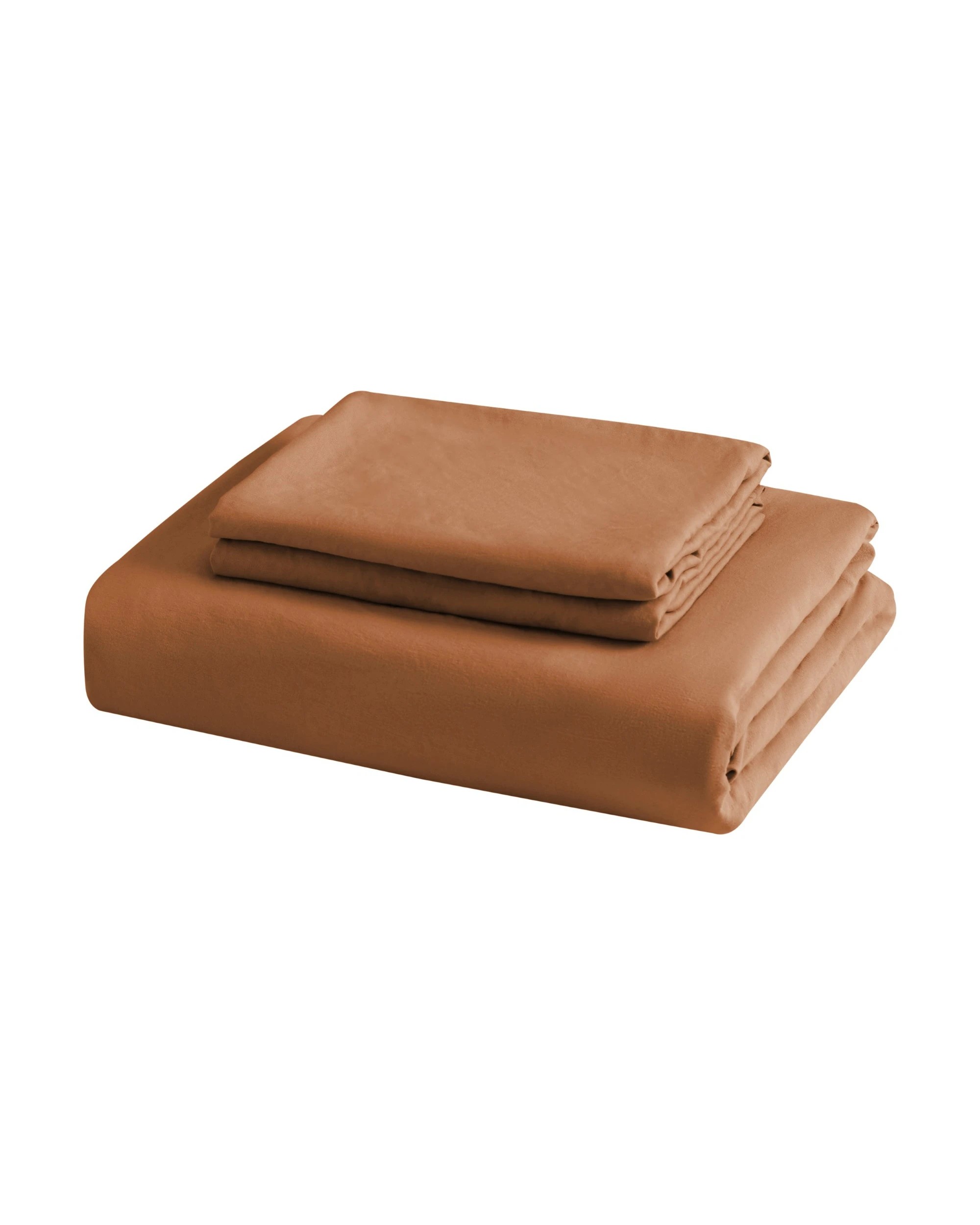 7 Dreamaker Superfine Washed Microfibre Quilt Cover Set - Double Bed - Rust, 7 of 7