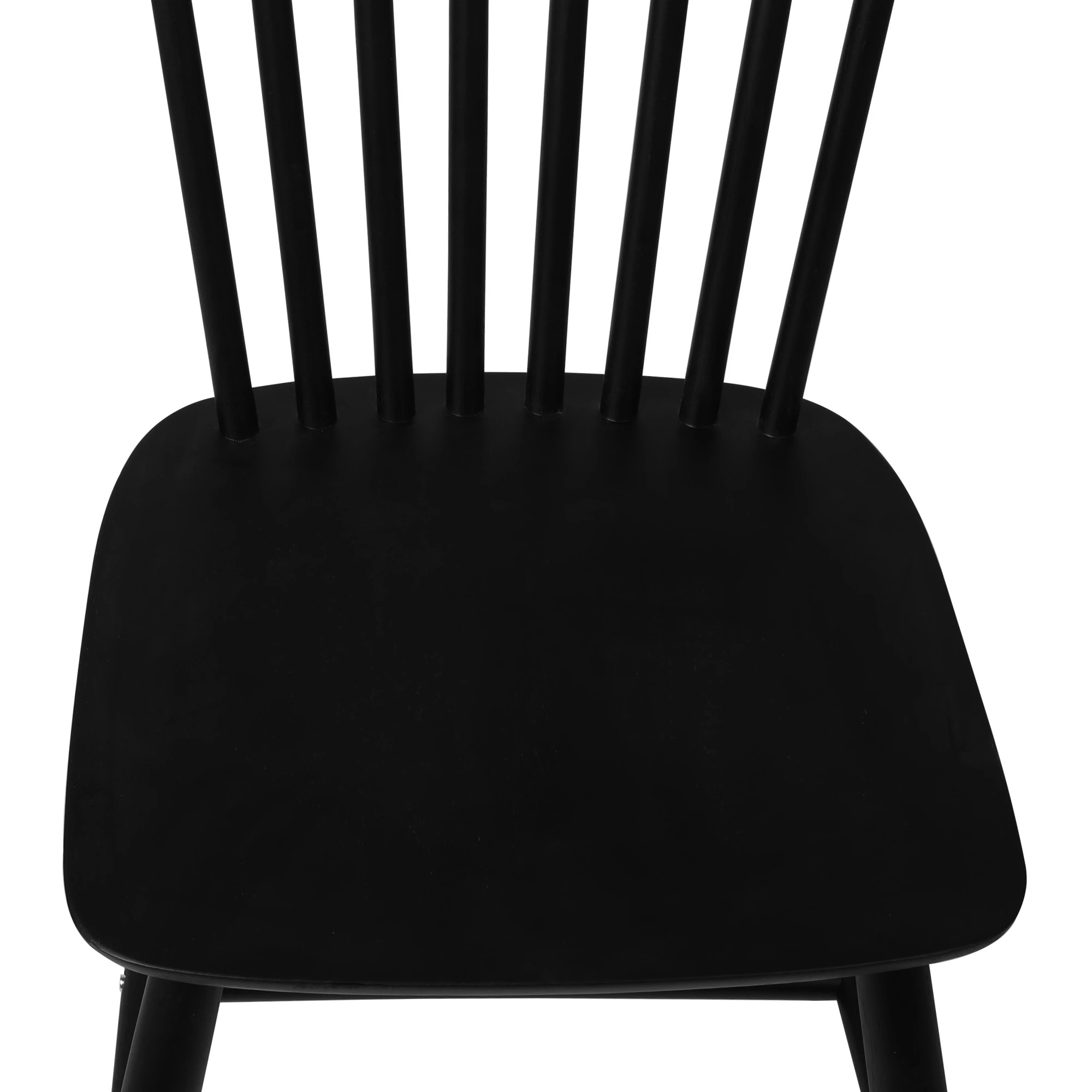 6 Levede 4Pcs Replica Windsor Spindle Dining Chair - Black, 6 of 10