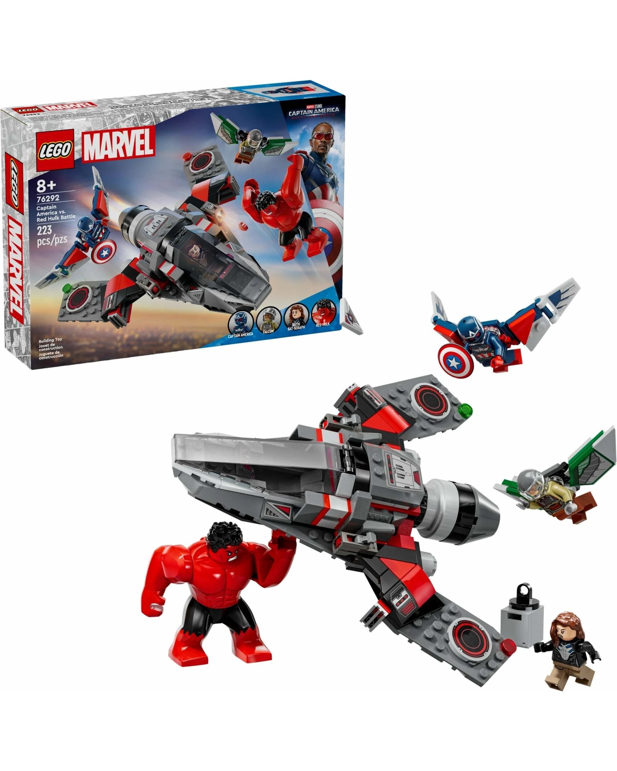 2 LEGO Marvel Captain America vs. Red Hulk Battle 76292, 2 of 5
