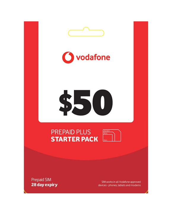Vodafone $50 Prepaid Eco-SIM