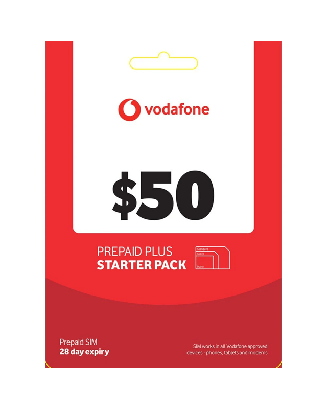 Vodafone $50 Prepaid Eco