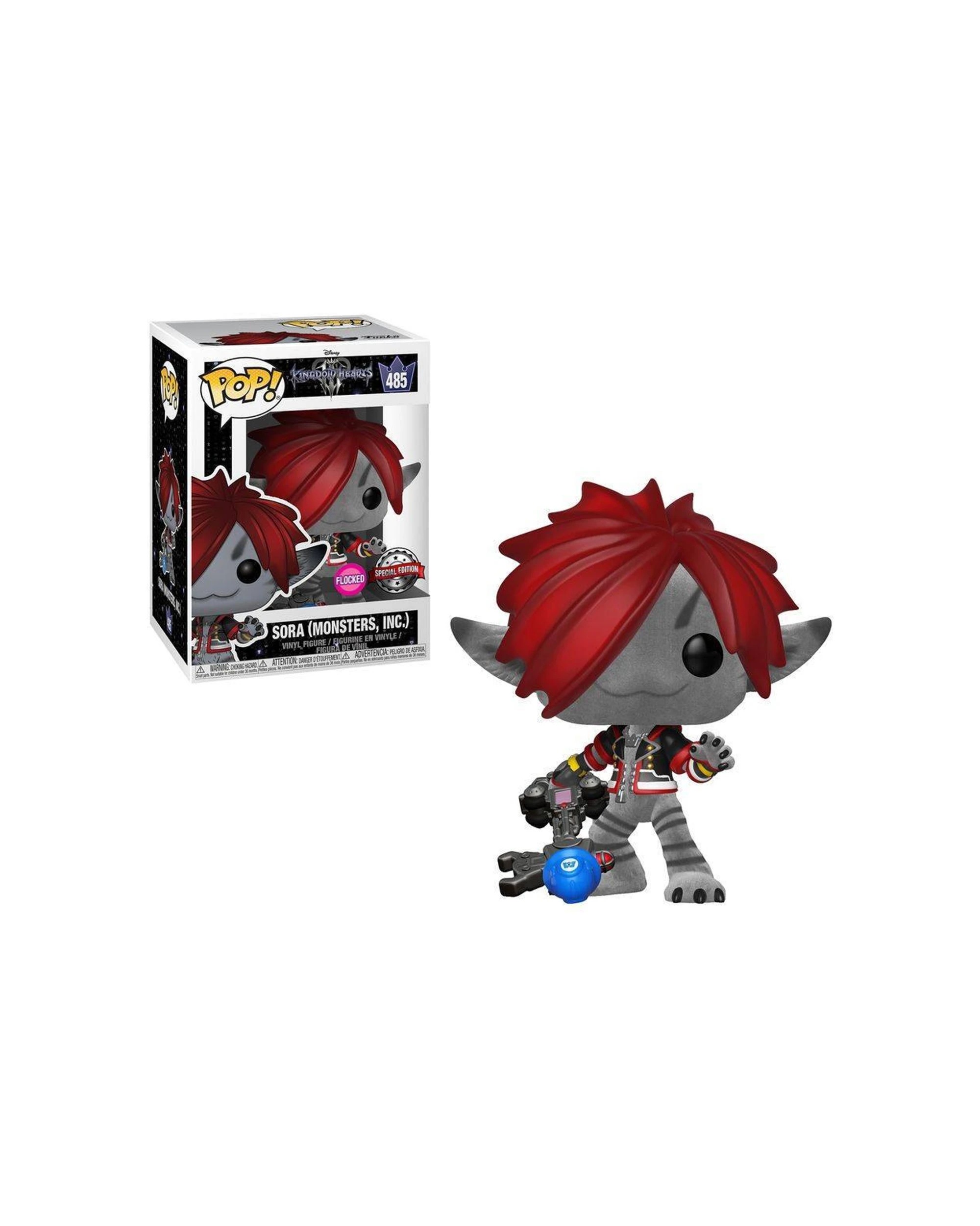 2 Pop Vinyl Figurine Kingdom Hearts III - Sora Monsters Inc Flocked 10cm - Multi, 2 of 3