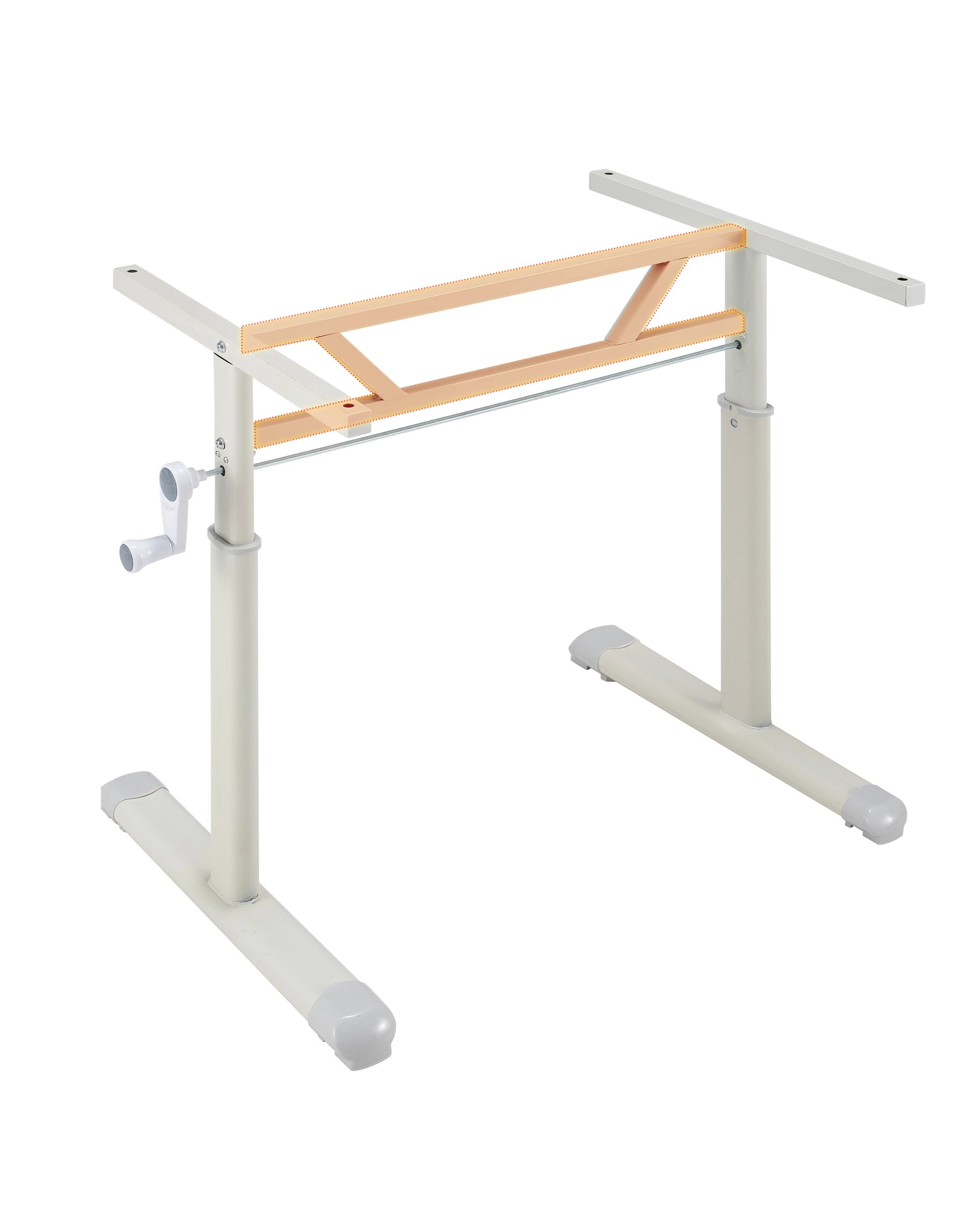 5 PlayPals Kids Desk Hand Crank Adjustable Standing Table 80x60cm - Natural, 5 of 9