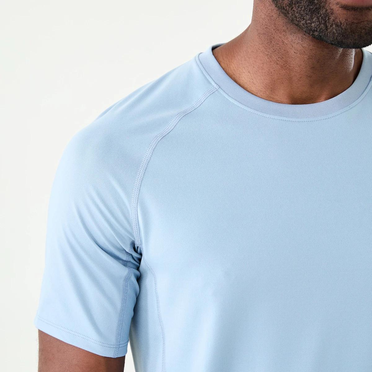 5 Active Mens Soft Touch T-shirt Blu Ash, 5 of 7