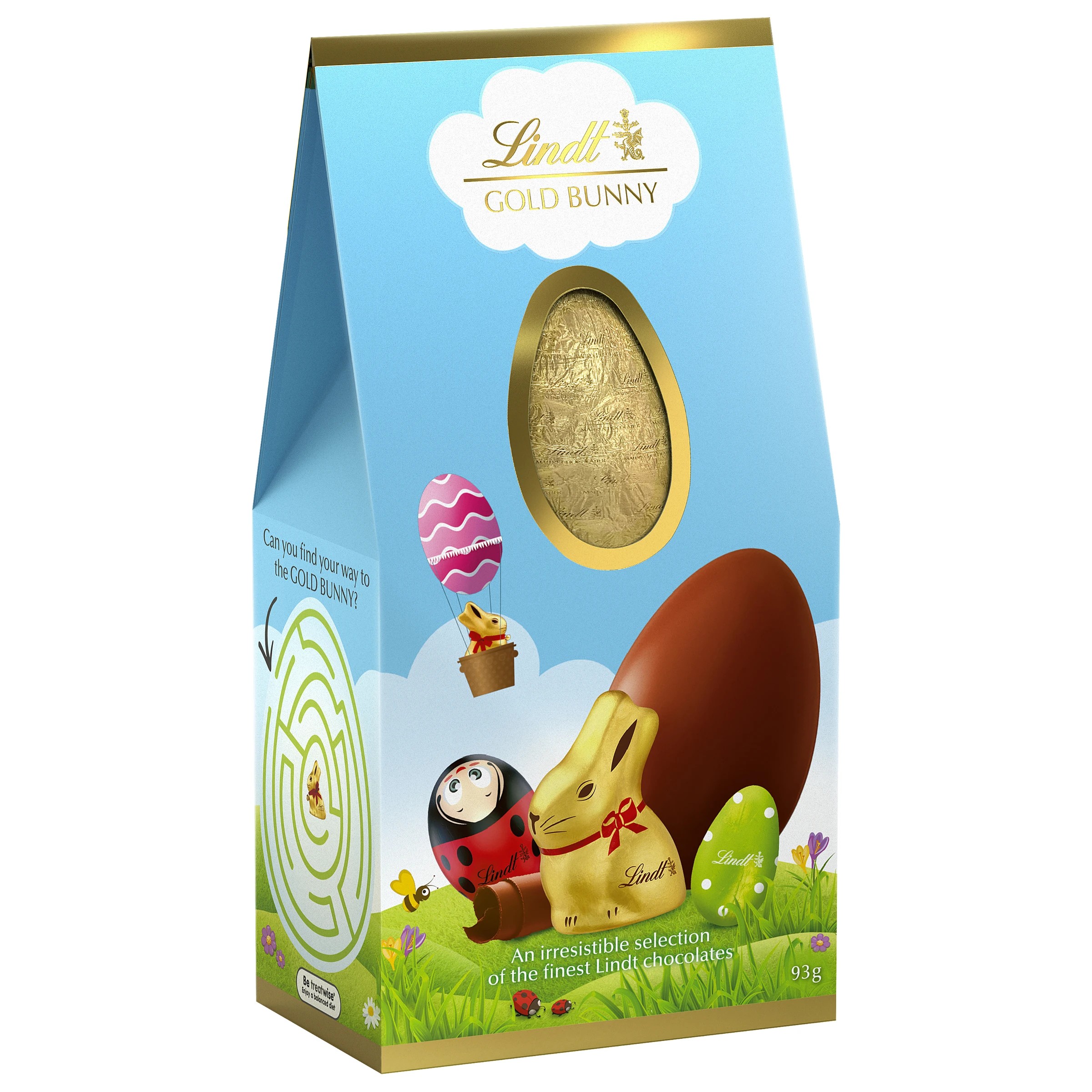 1 Lindt Gold Bunny Casket 93g, 1 of 5