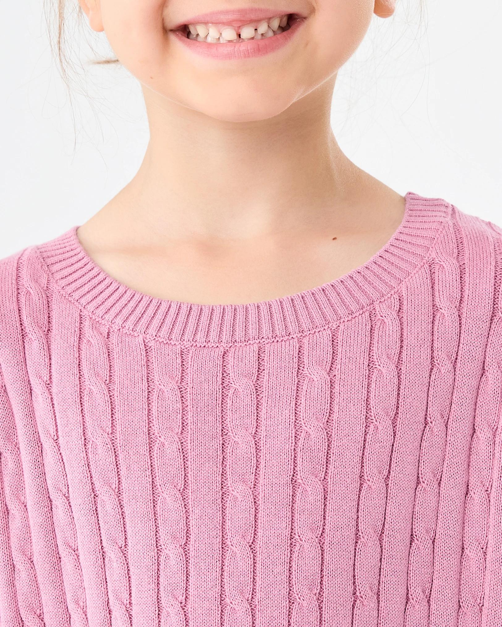 4 Top and Pants Knit Set Dust Rose, 4 of 7