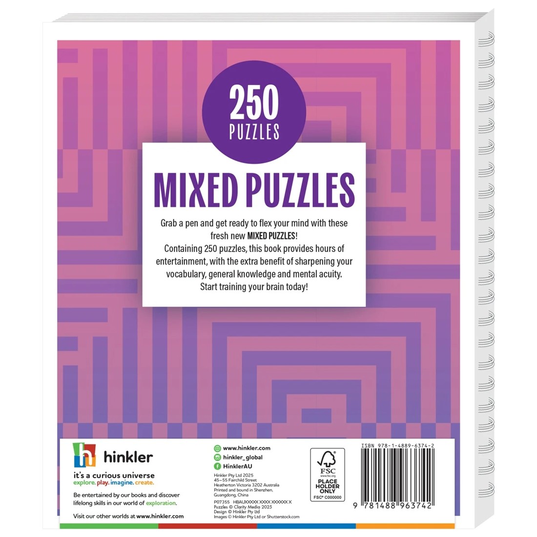 2 250 Puzzles: Mixed Puzzles - Book, 2 of 5