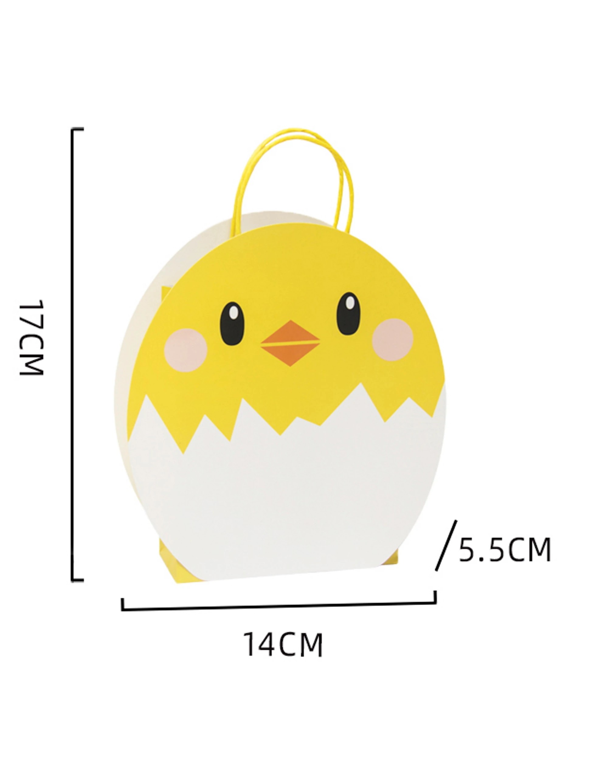 3 Partyrama Easter Chick Paper Gift Bag, 3 of 4