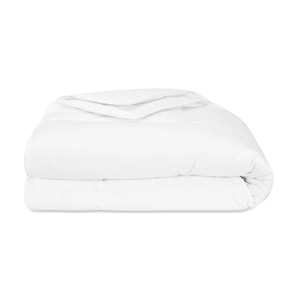 2 Medium Warmth Feather and Down Quilt - King Bed, White, 2 of 4