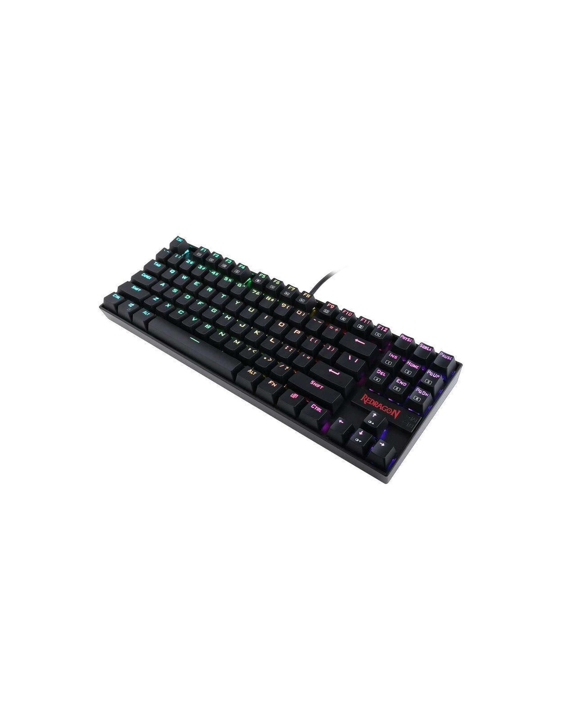 5 Redragon K552RGB2 Kumara Black 80% Wired Mechanical Keyboard, 5 of 8