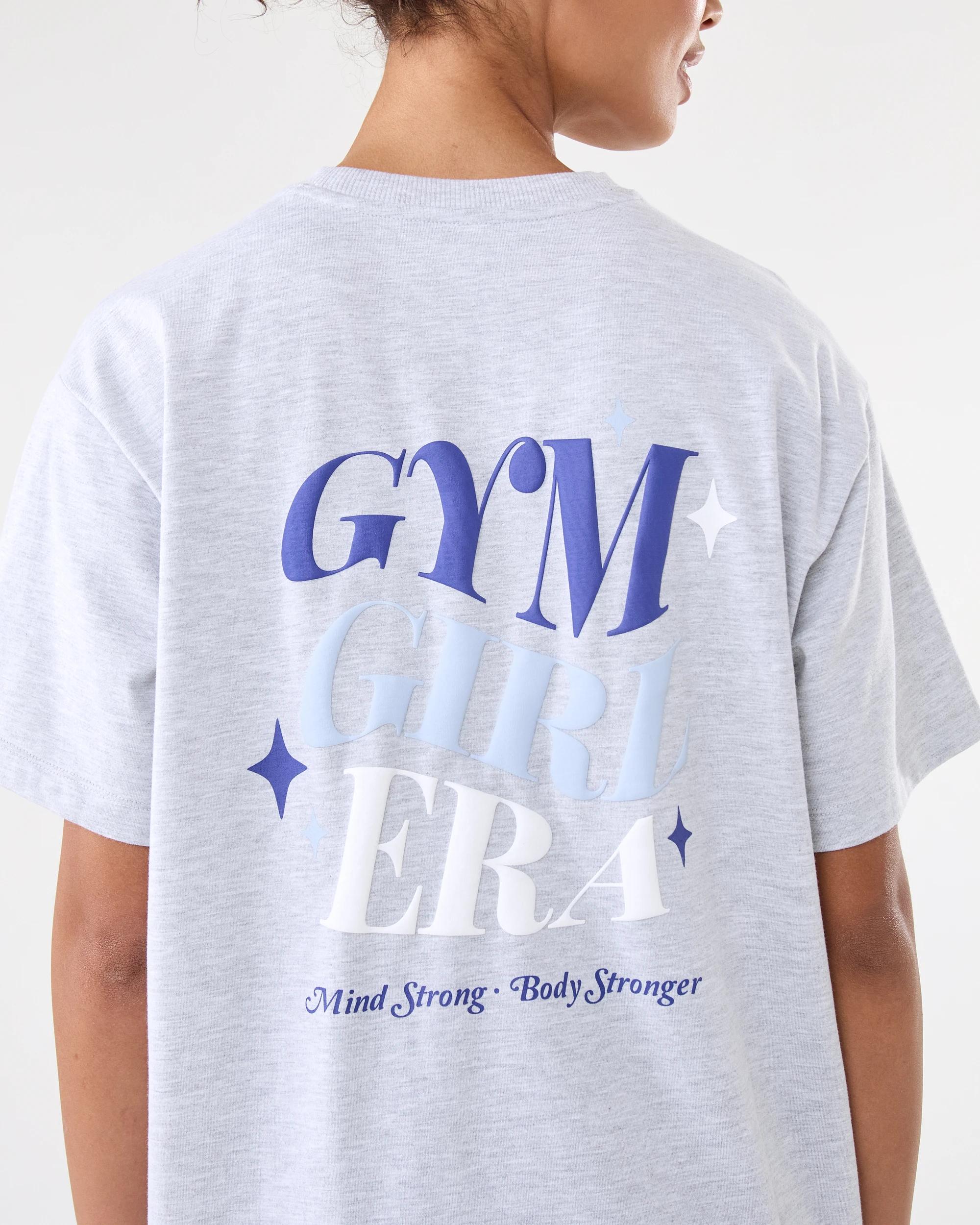 7 Active Womens Oversized Gym T-shirt Heather, 7 of 8