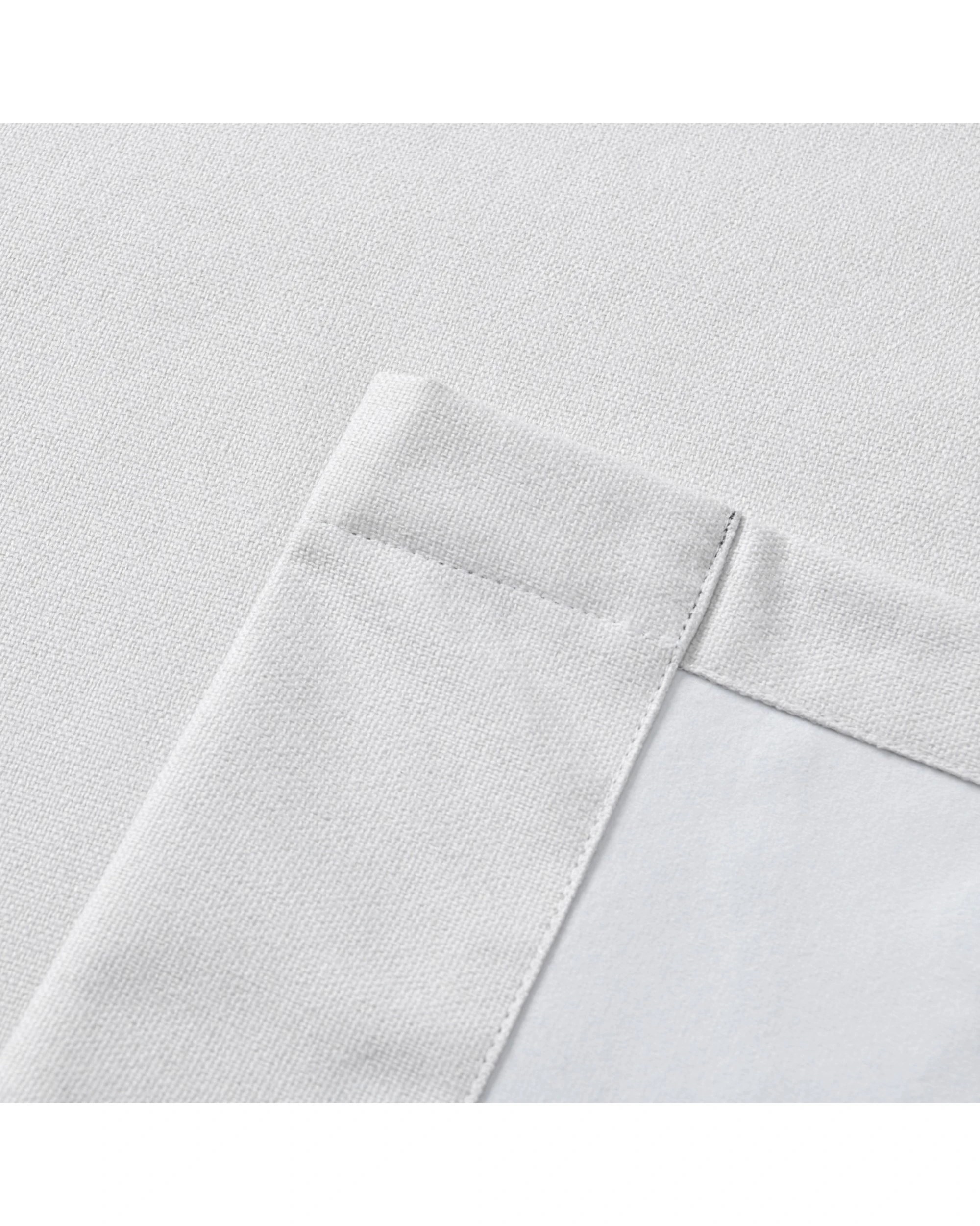 5 Cadence & Co. Bennett Faux Linen Blockout S-Fold Curtain 385x280cm - Fits 220cm Track - Cloud, 5 of 5