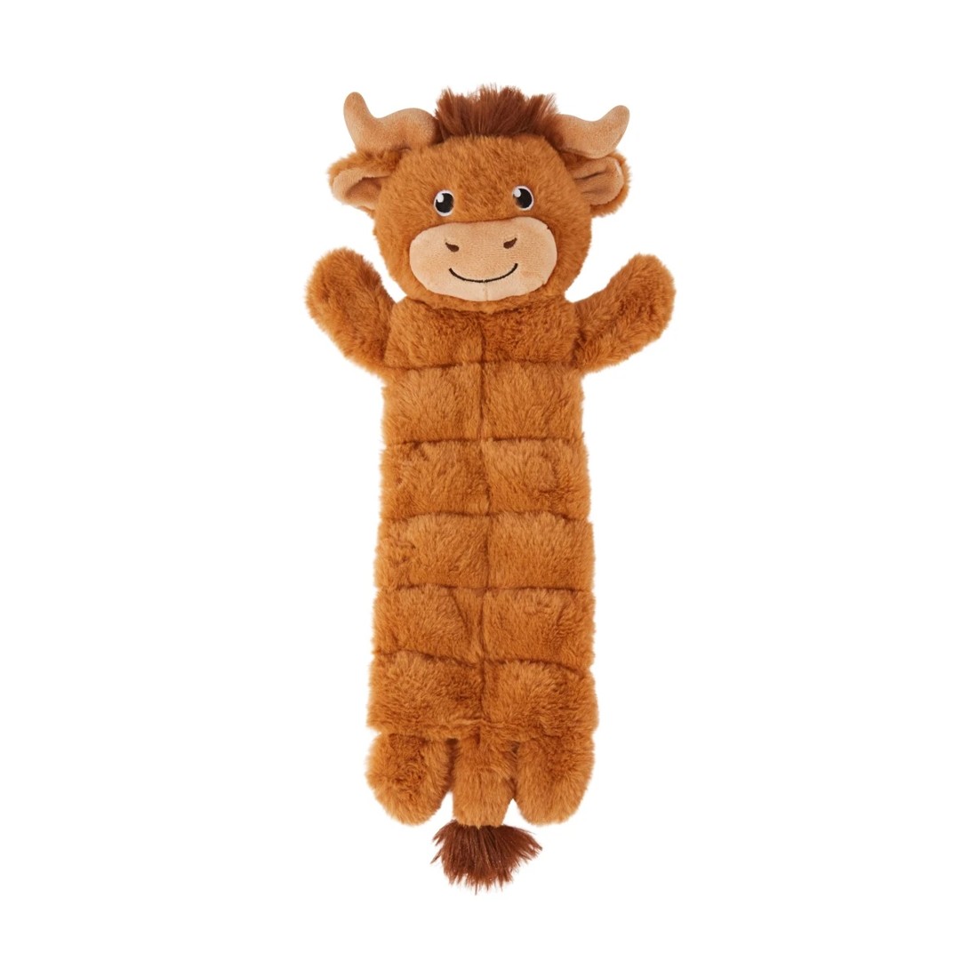 1 Pet Toy Plush Squeaker Cow, 1 of 5