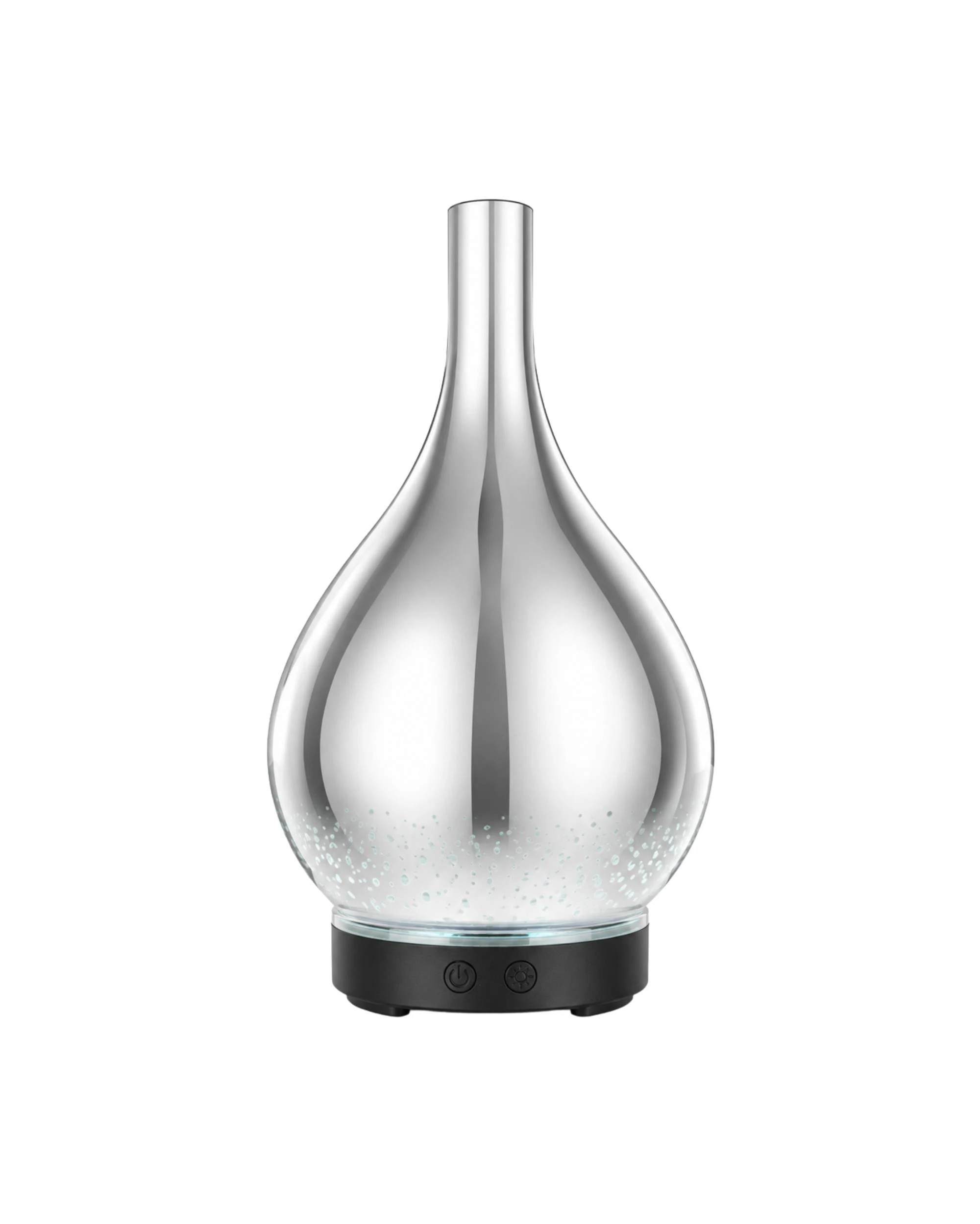 3 Orku Essential Oil Aroma Diffuser - Mirror 3D Fireworks Light USB Remote, 3 of 4