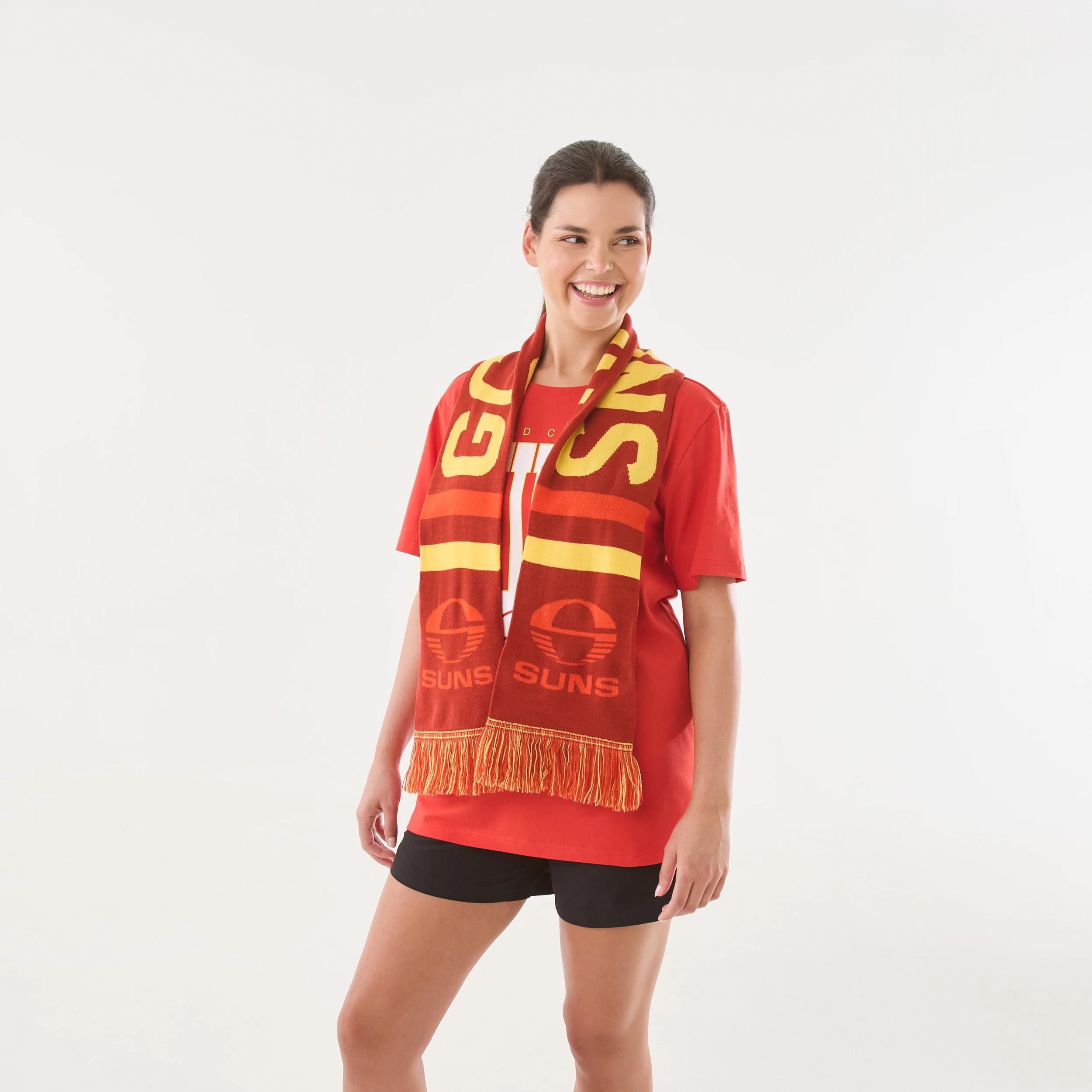 1 Official AFL Adult Scarf Gc Suns, 1 of 4