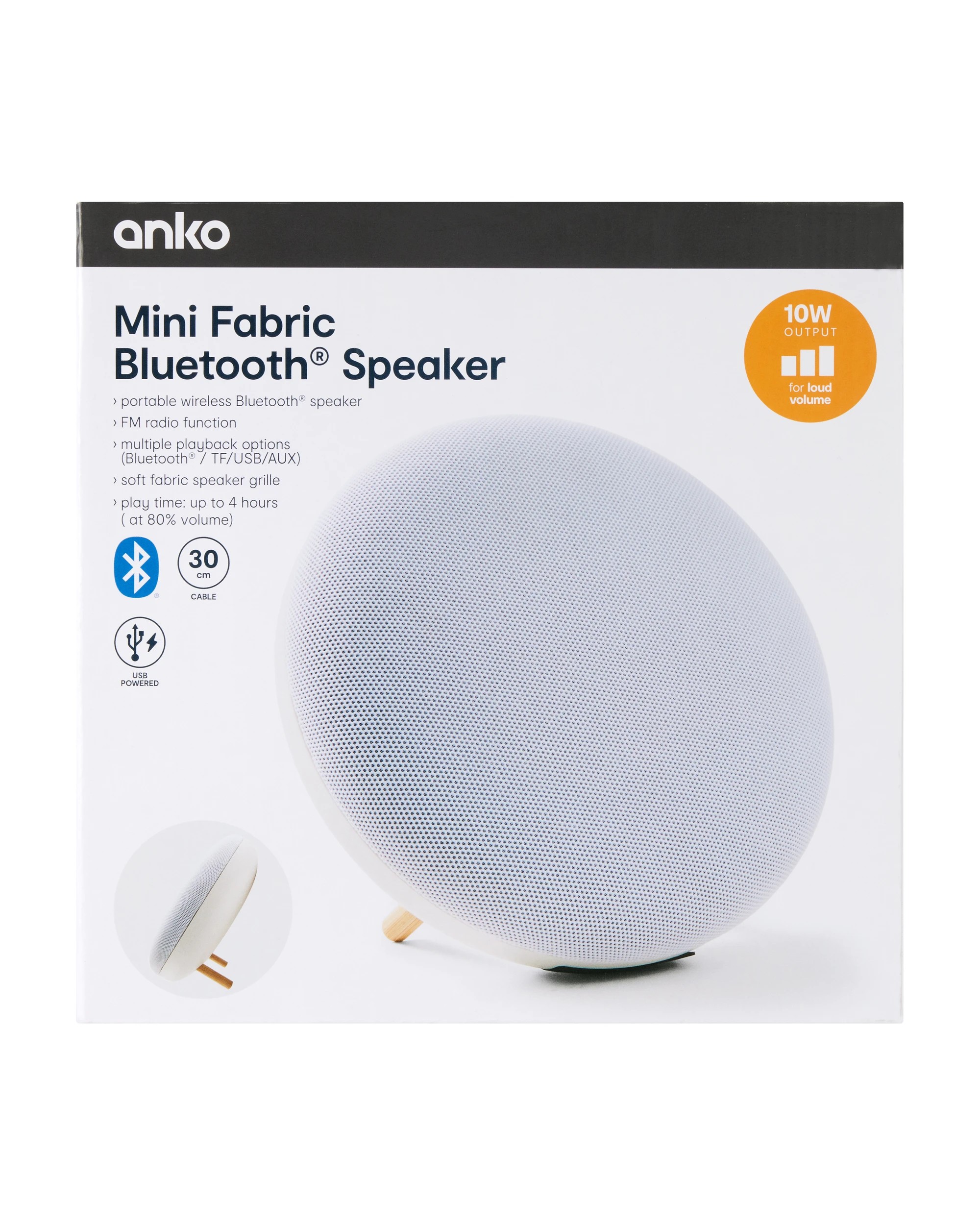 7 Mini Fabric Bluetooth Speaker, 7 of 7