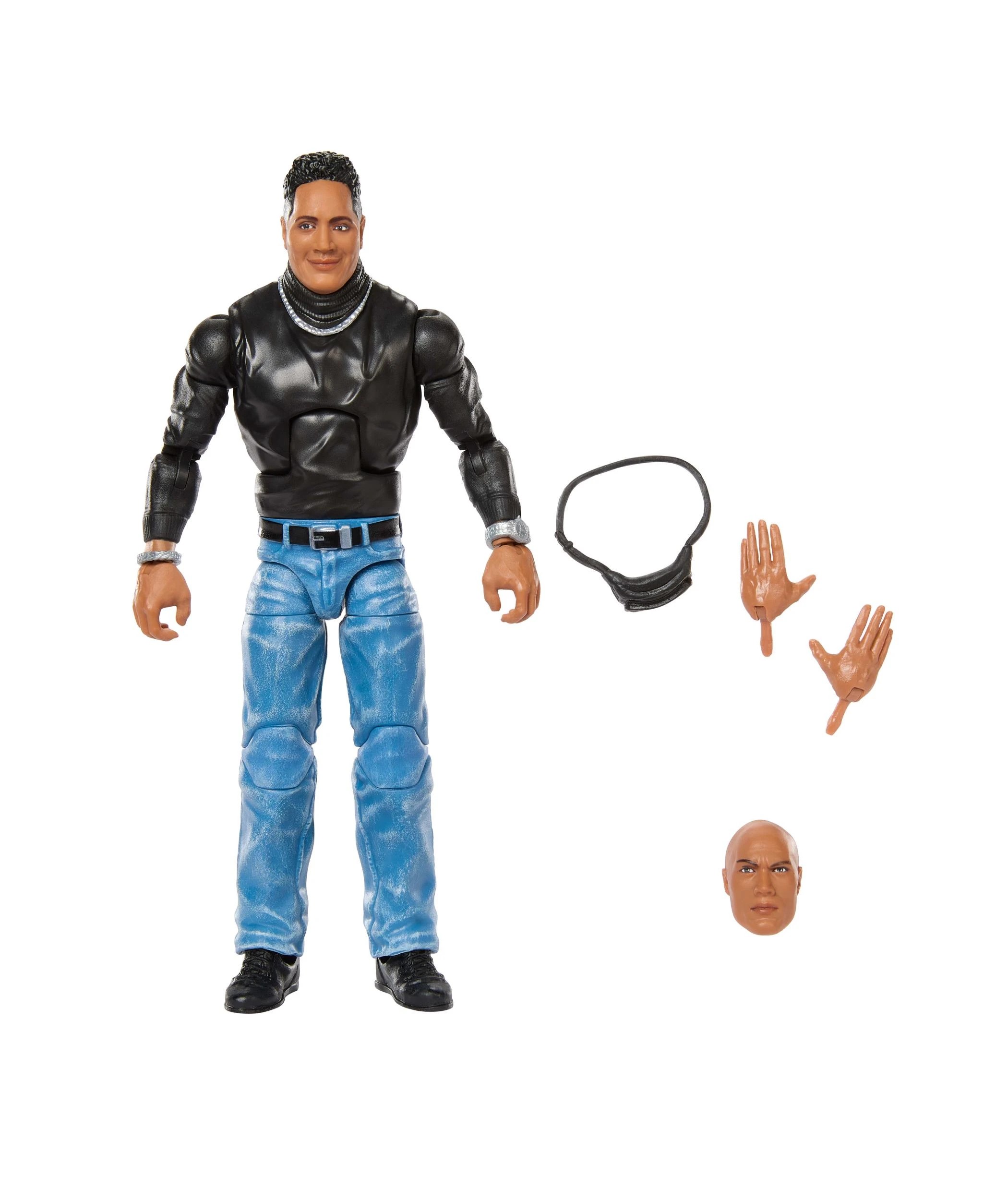 2 WWE Elite Collection The Rock Action Figure & Accessories - Multi, 2 of 6