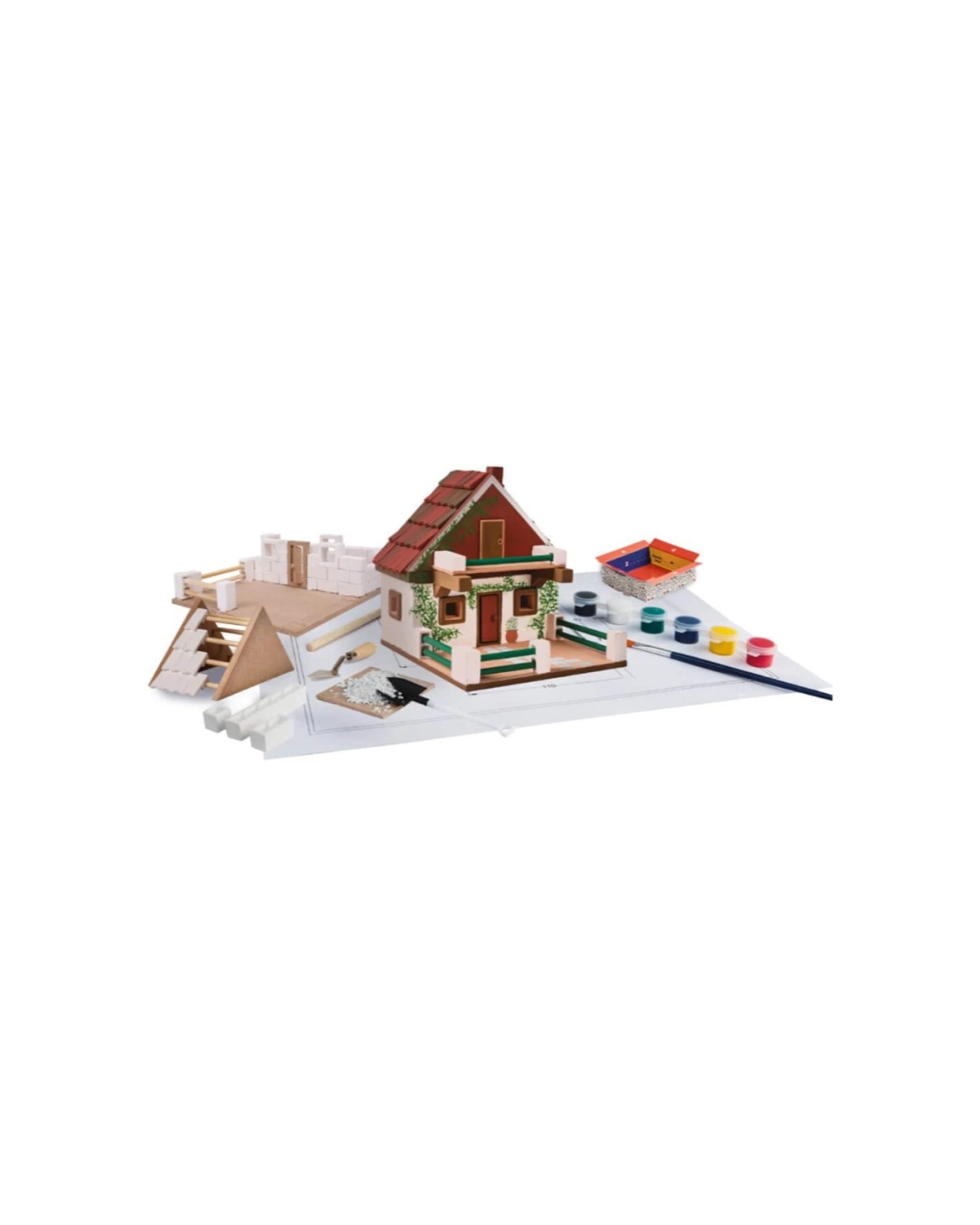 5 Bildits Cottage Building Kit 215pc Real Materials Kids Toy Set - Multi, 5 of 8