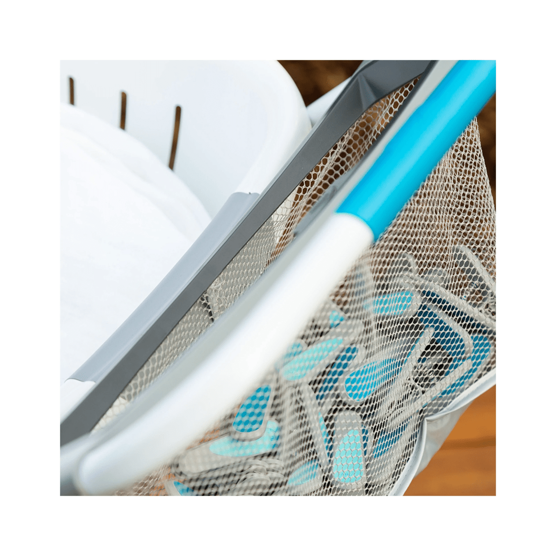 3 Hills Premium Folding Collapsible Lightweight Durable Clothing Laundry Trolley
 - Multi, 3 of 3