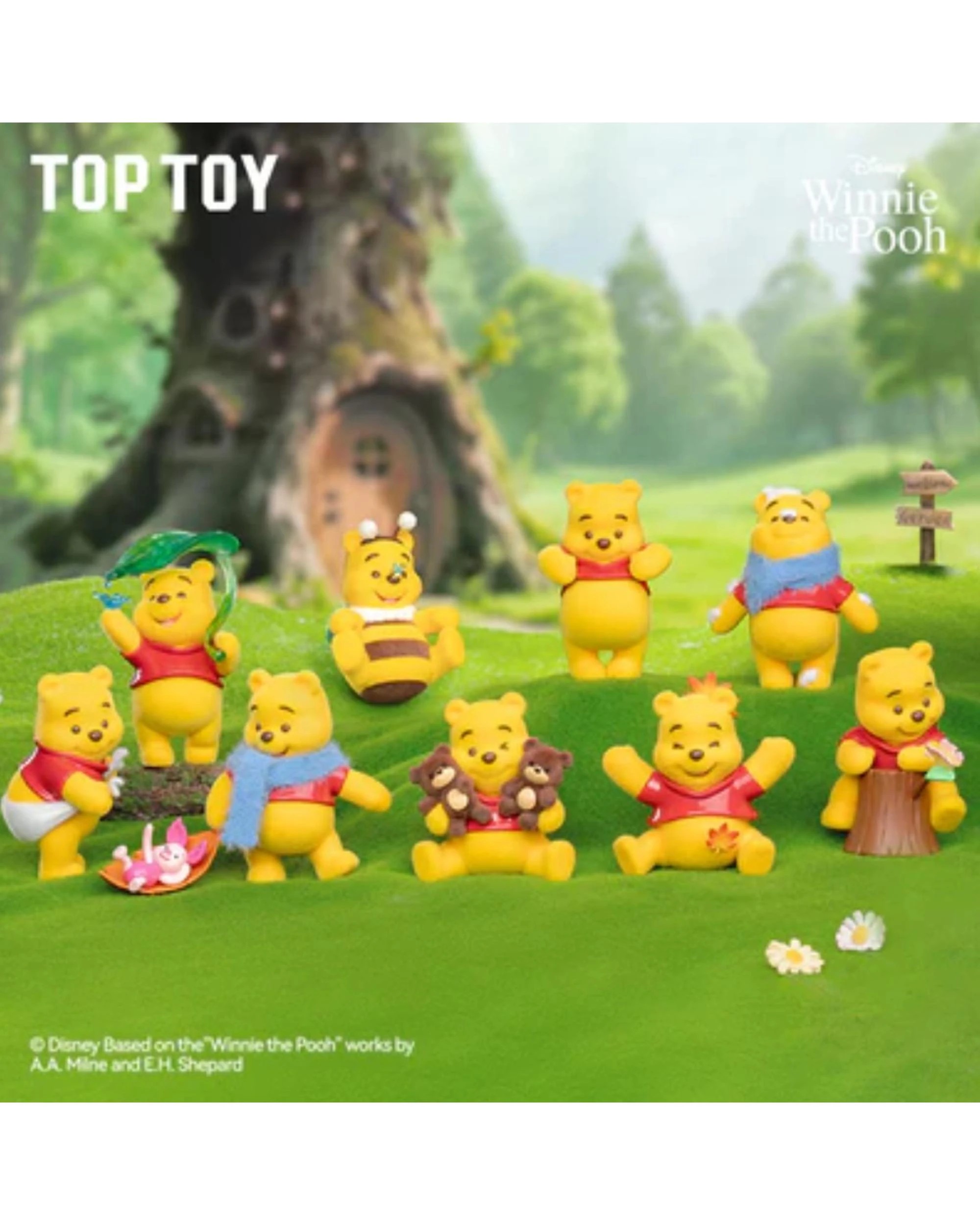 3 Top Toy Disney Winnie the Pooh Happy Time Series Figures Blind Box, 3 of 10