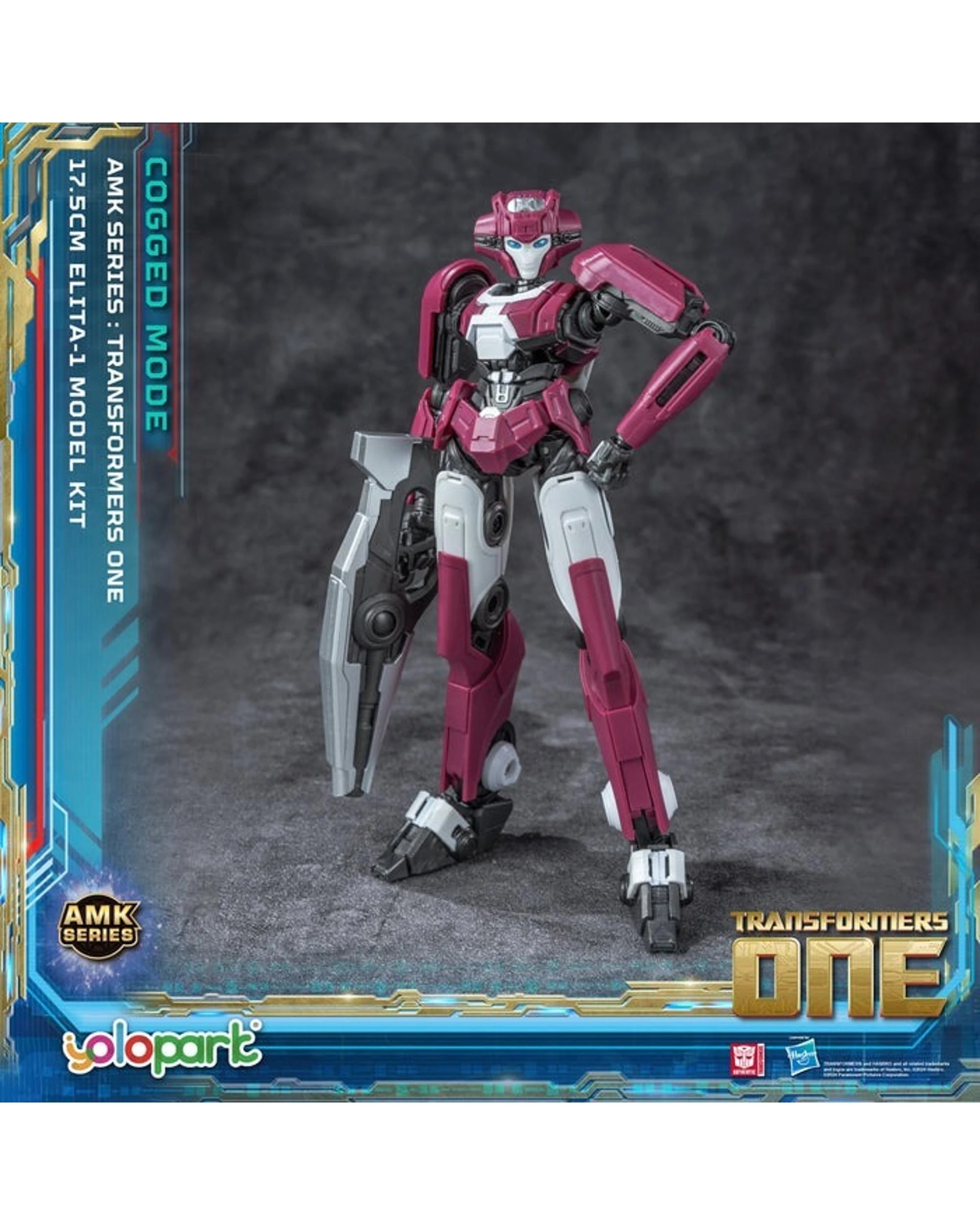 4 Yolopark Transformers One: Elita-1 Cogged Mode AMK Series Advance Model Kit, 4 of 6