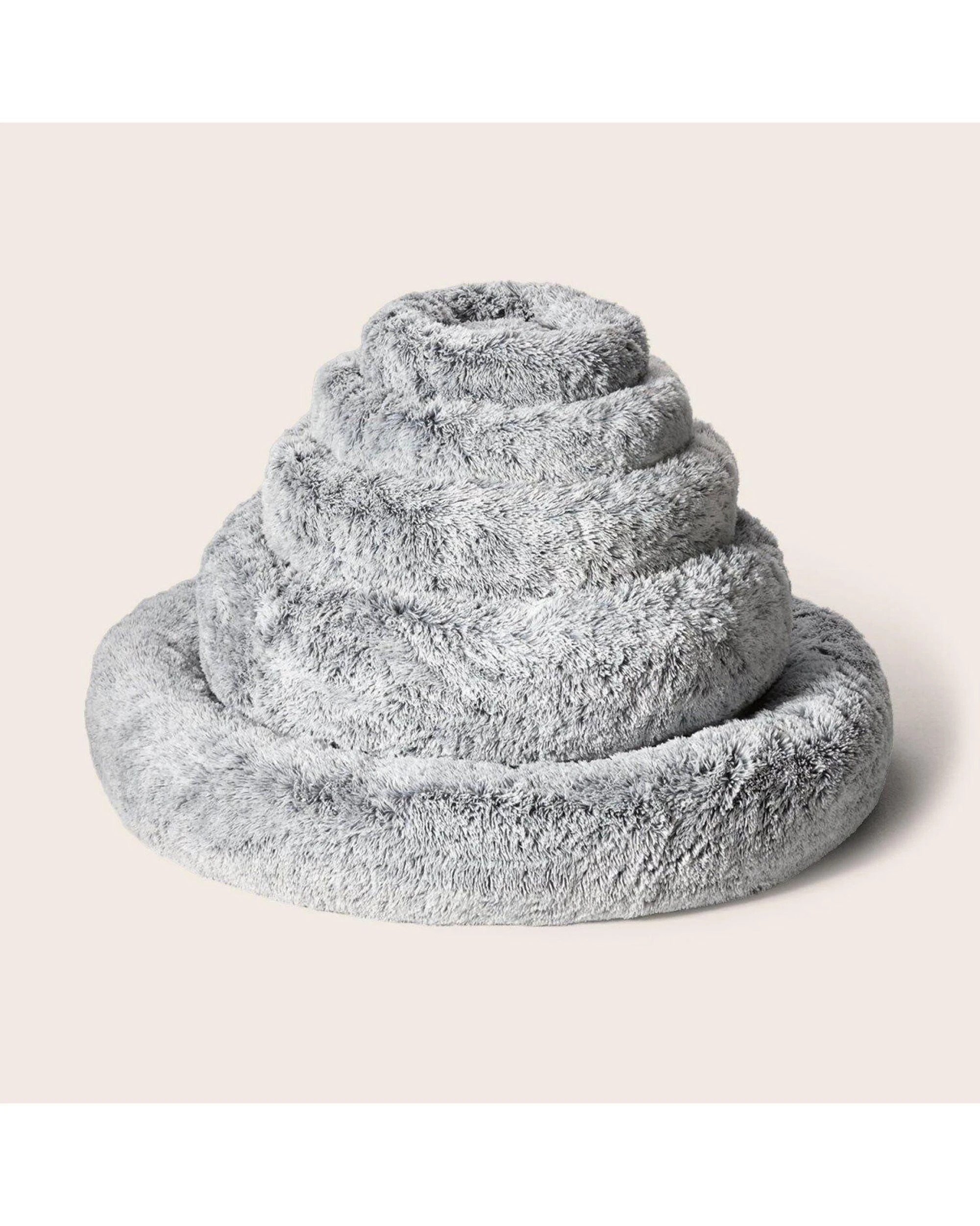 5 Snooza Calming Soothing Cuddler Dog Bed Silver Medium, 5 of 5