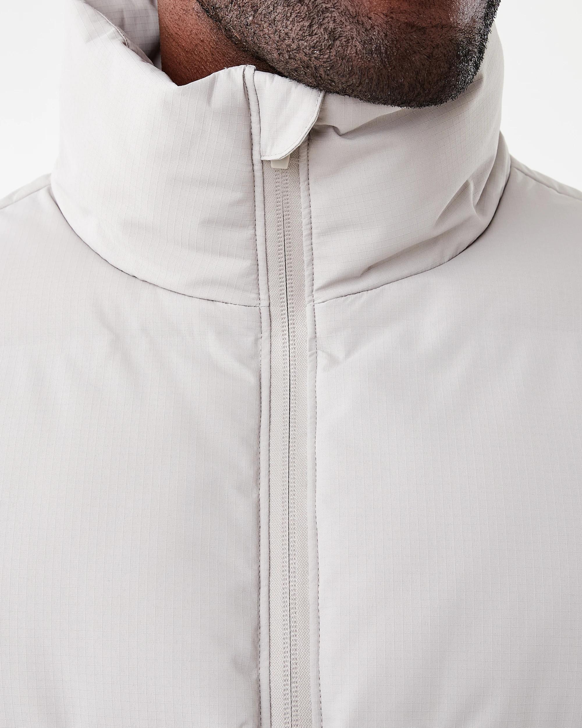 6 Active Mens Outdoor Oversized Puffer Jacket Reef Grey, 6 of 7