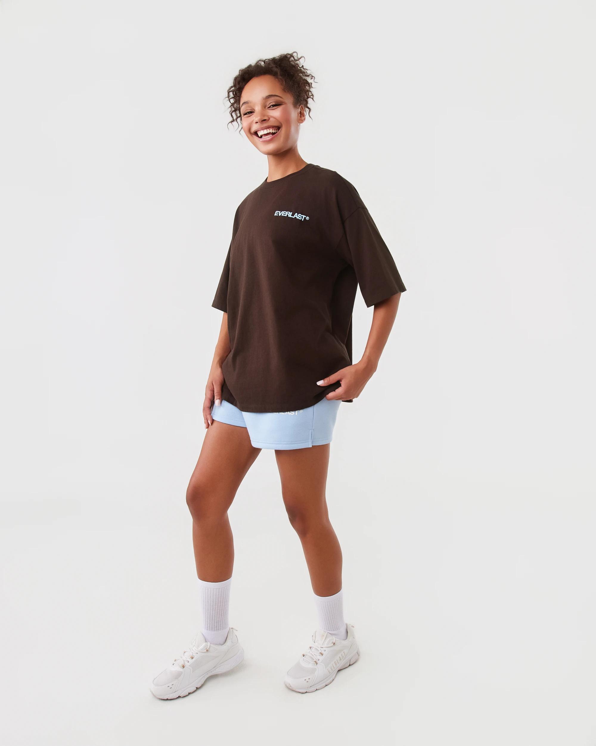 3 Everlast Womens Street Boyfriend T-shirt Coffee, 3 of 8