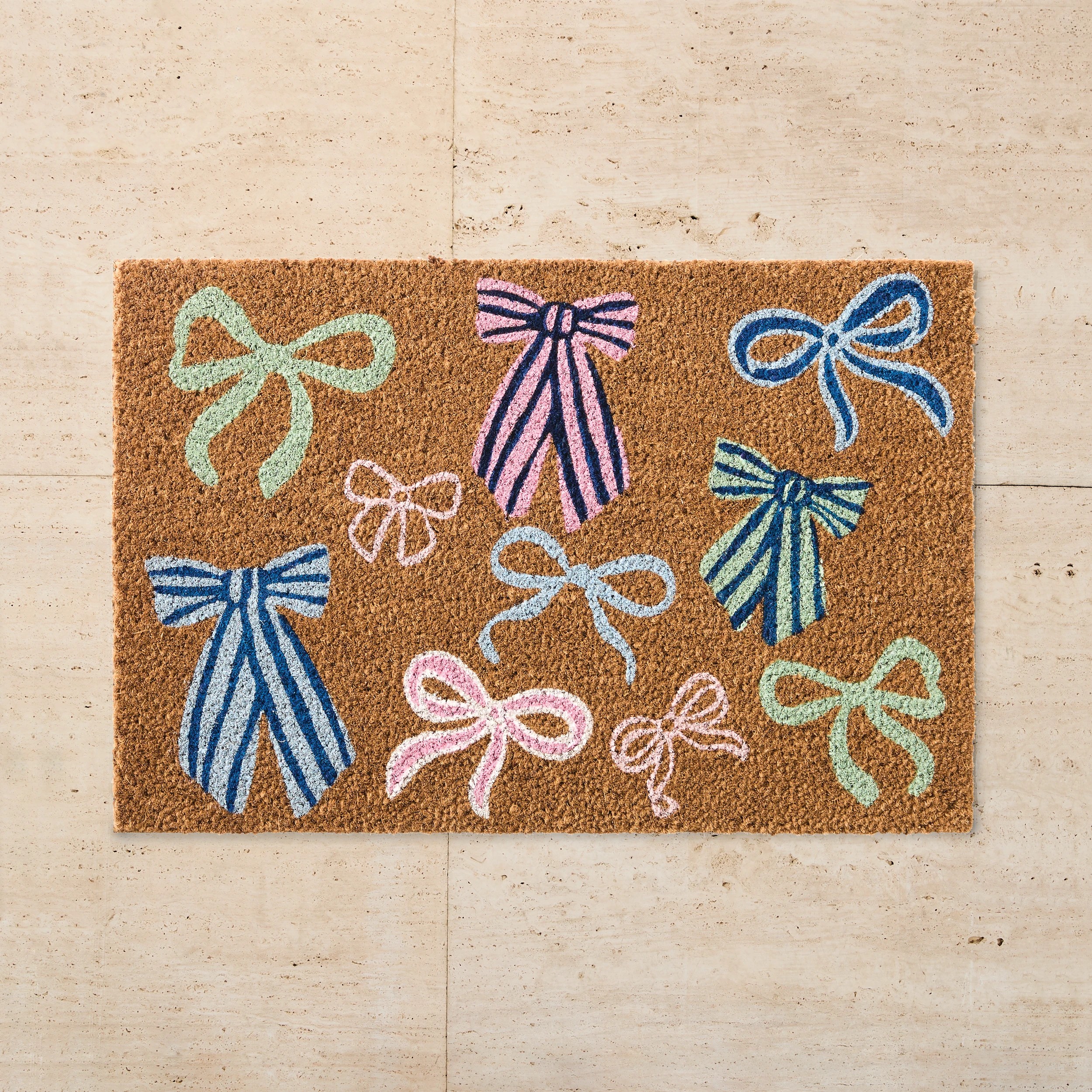 2 Bow Door Mat - 60cm x 40cm, 2 of 5