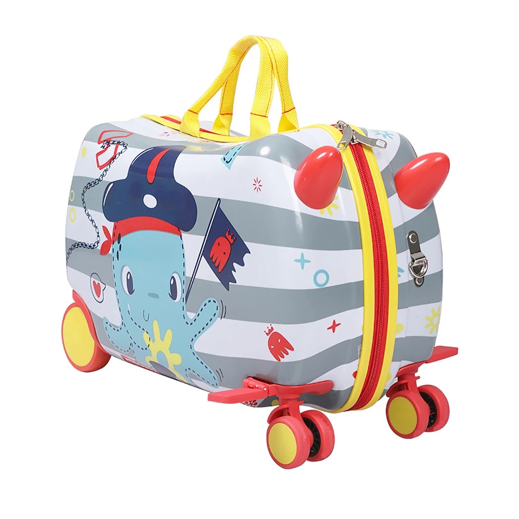 2 BoPeep 17 inch Kids Suitcase Octopus Design, 2 of 8