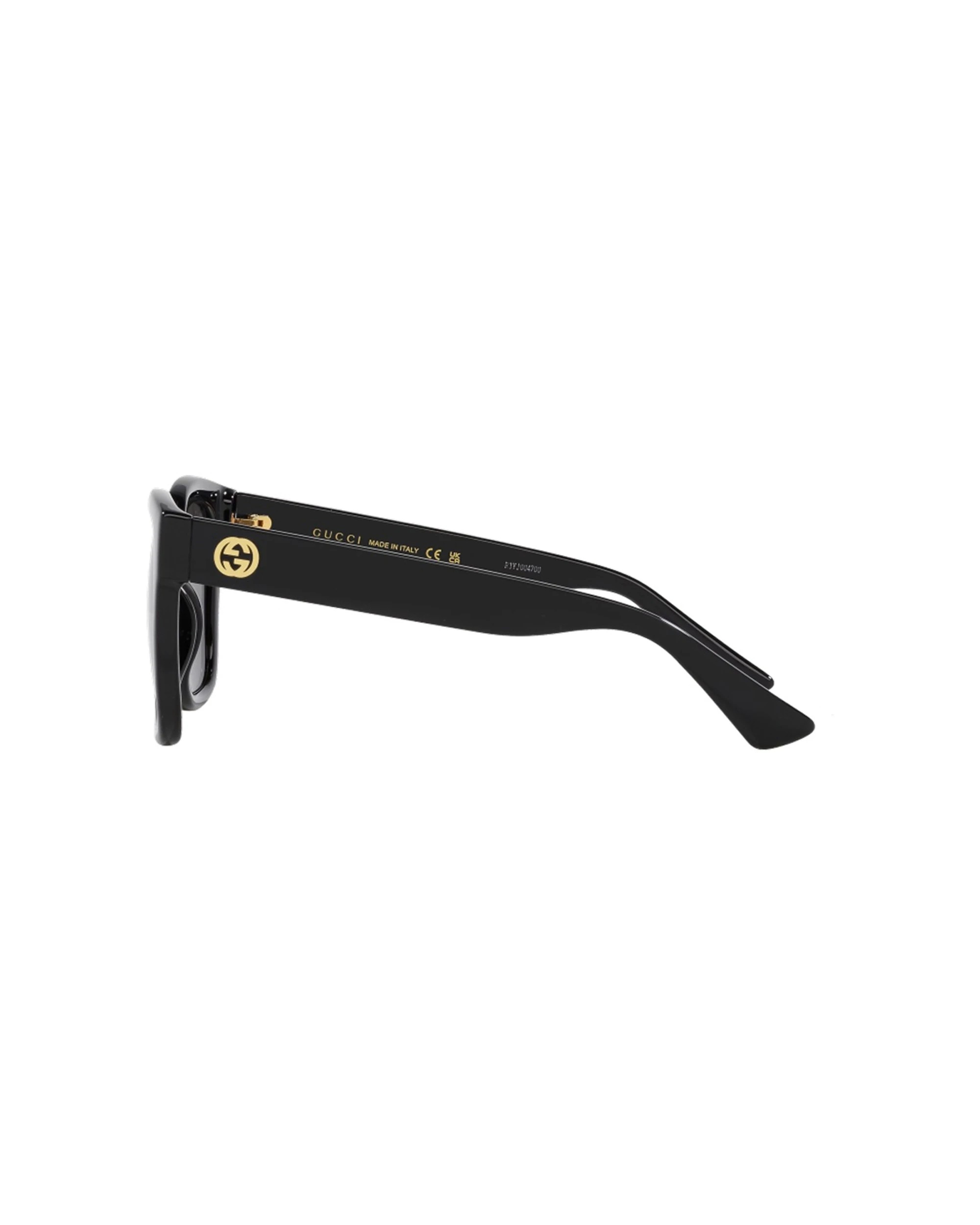 3 Gucci GG1338S Sunglasses Rectangle Frame Lenses Solid - One Size - Black, 3 of 3